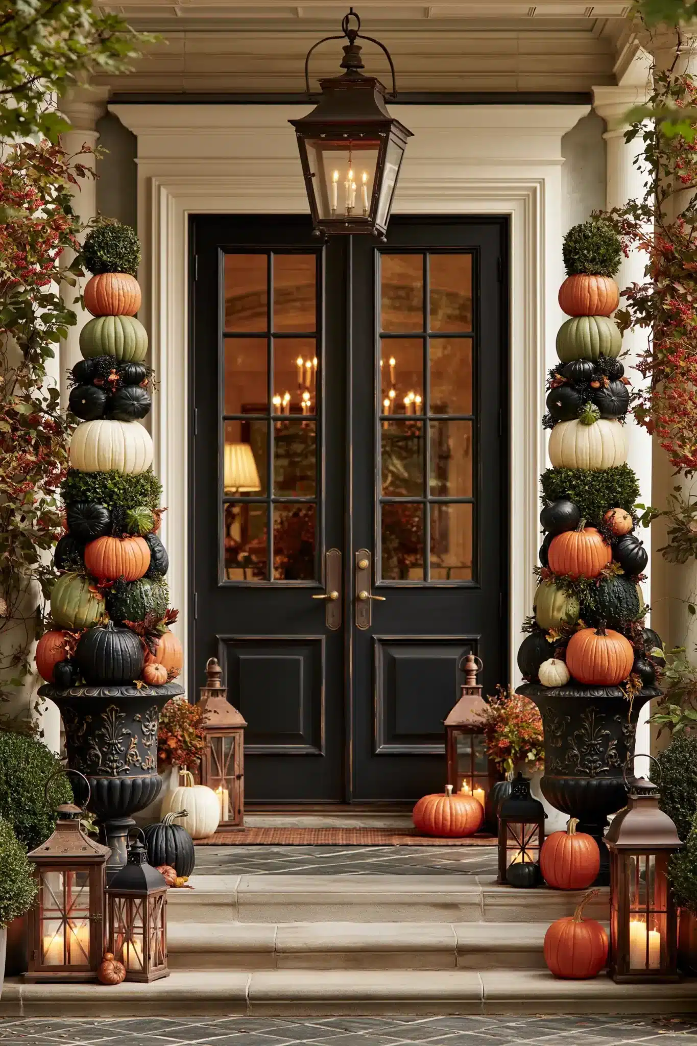 29 Halloween Porch Ideas That Look Good Before Dark 23