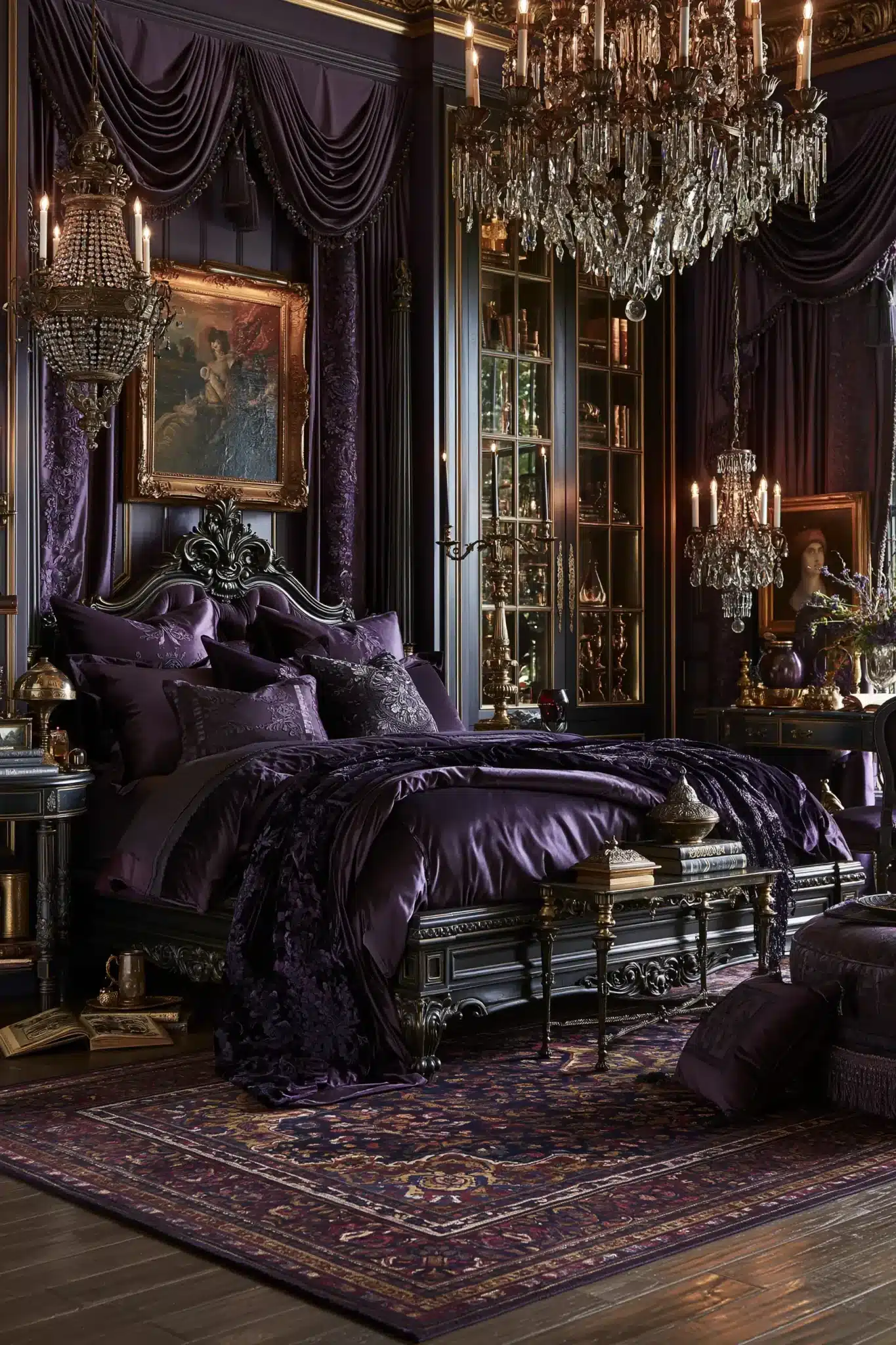 29 Purple Gothic Bedroom Ideas That Lean Into Deep Plum 23