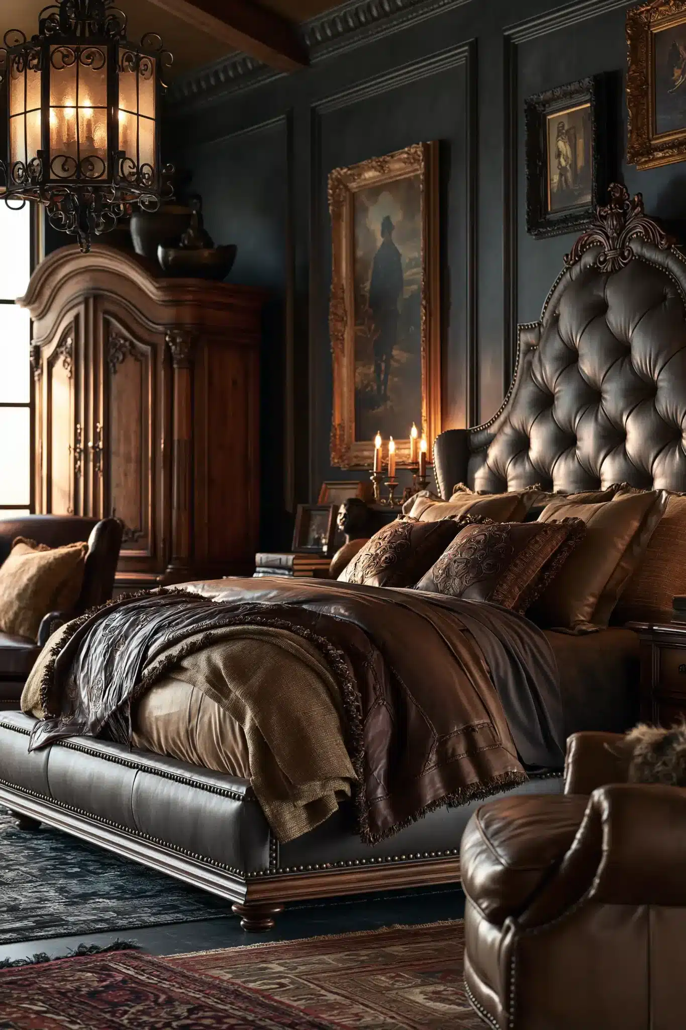 29 Western Gothic Decor Ideas That Mix Leather and Iron 23