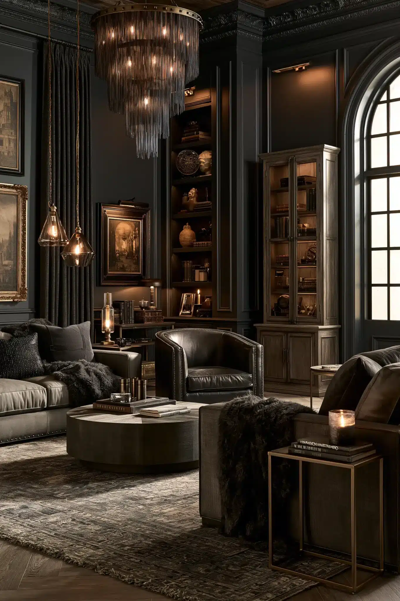 29 Gothic Living Room Ideas for a Space That Feels Lived-In 23