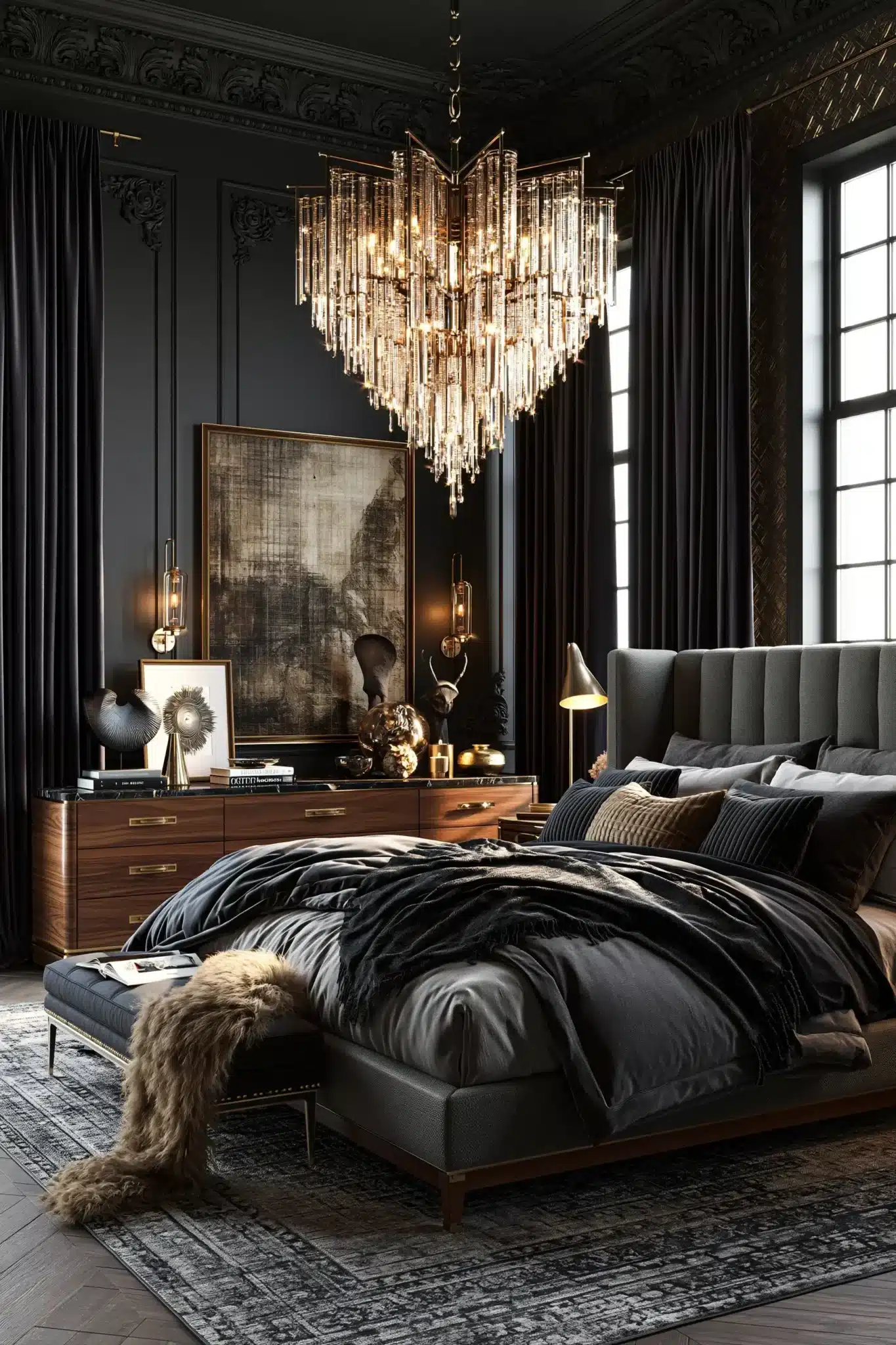 29 Gothic Bedroom Ideas That Lean Into the Dark Without Feeling Cold 24 Gothic Bedroom