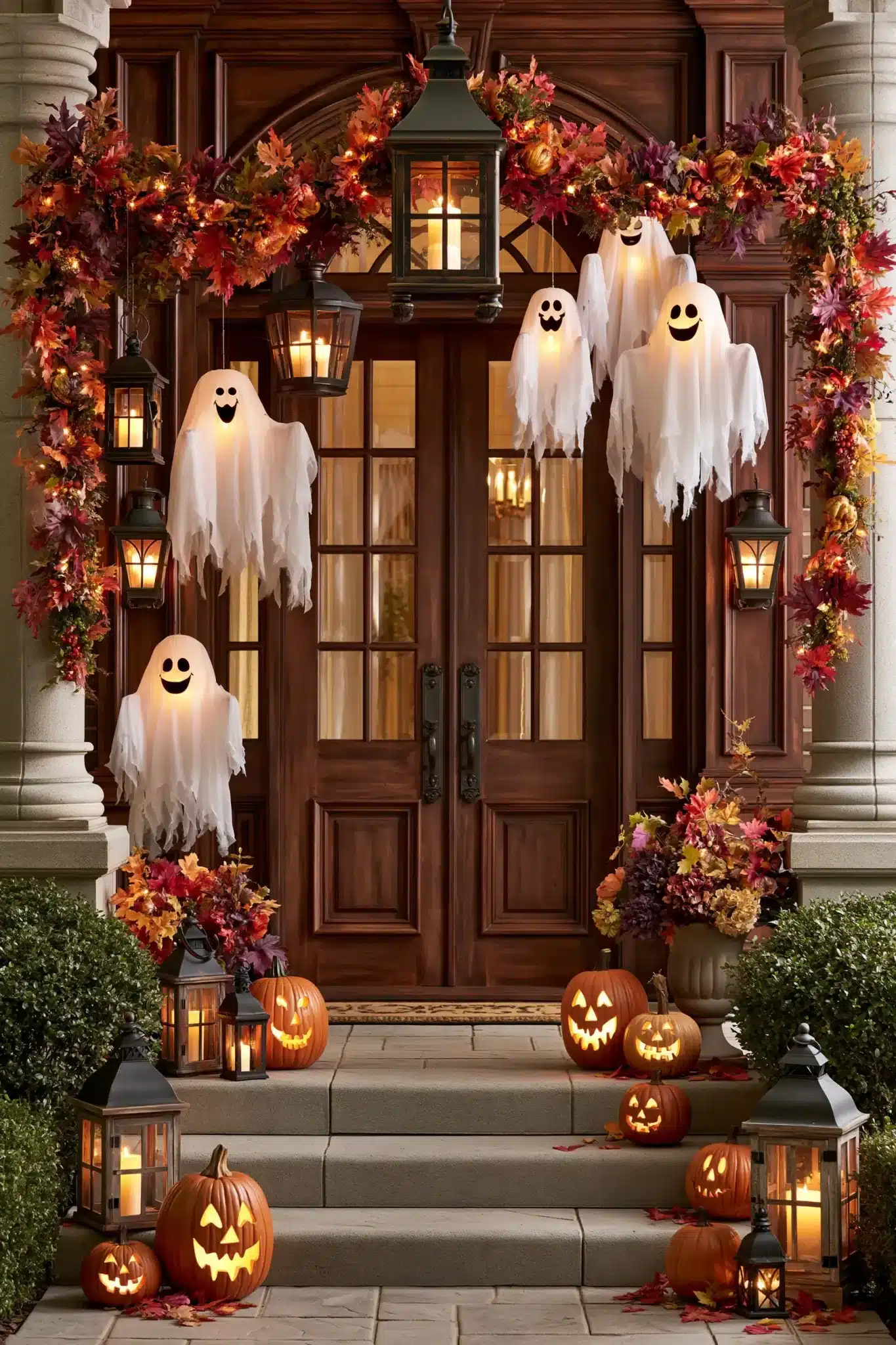 29 Halloween Porch Ideas That Look Good Before Dark 24