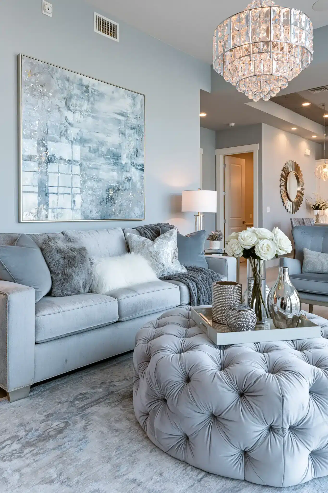 29 Light Blue and Grey Living Room Ideas That Stay Airy 24