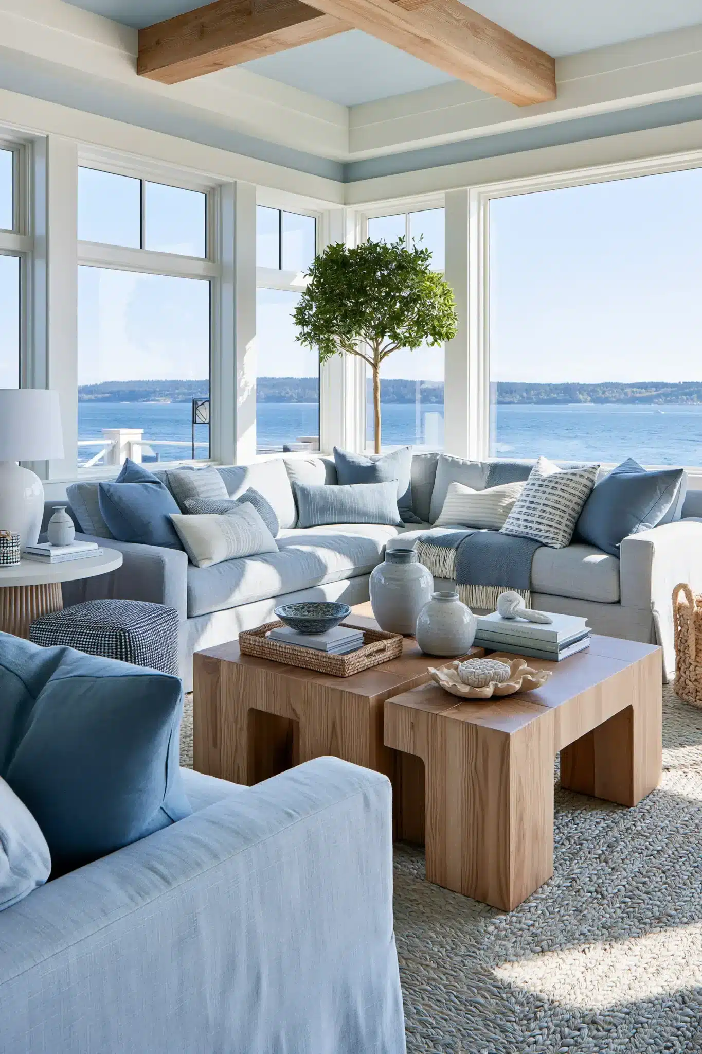 29 Light Blue and Grey Living Room Ideas That Stay Airy 25