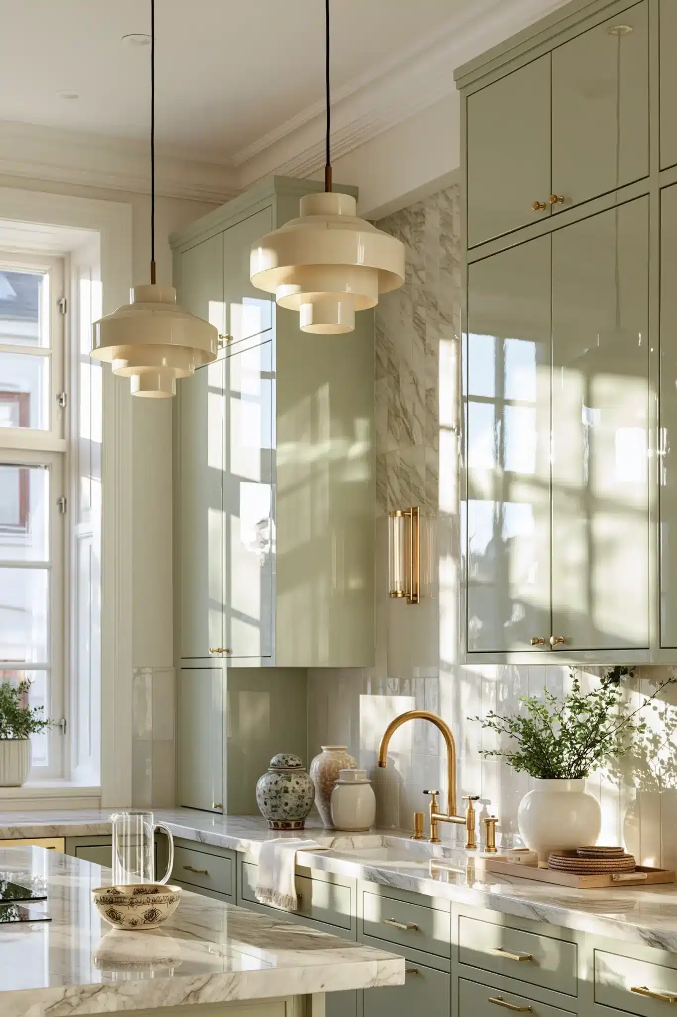 29 Sage Green and Cream Kitchen Ideas That Stay Soft 25