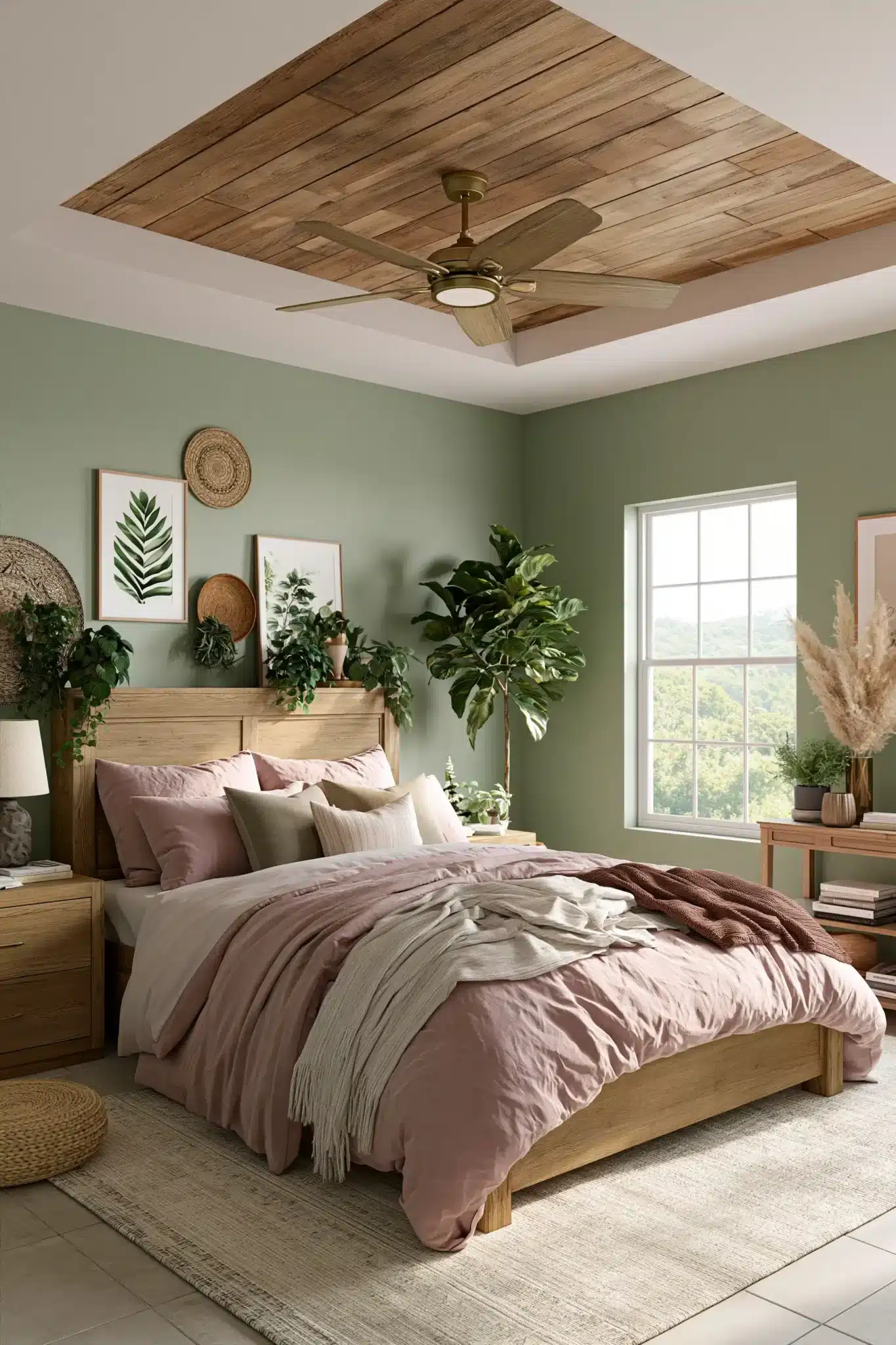 29 Sage Green and Blush Bedroom Ideas That Feel Quiet 26