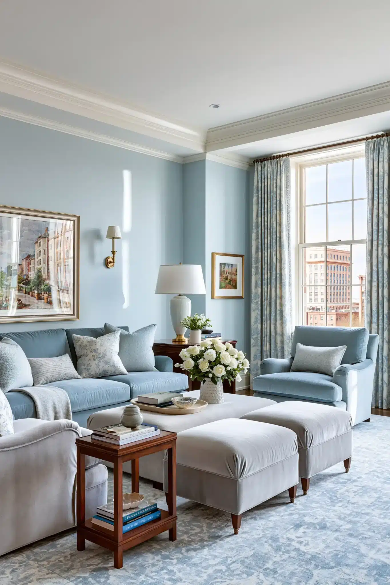 29 Light Blue and Grey Living Room Ideas That Stay Airy 27