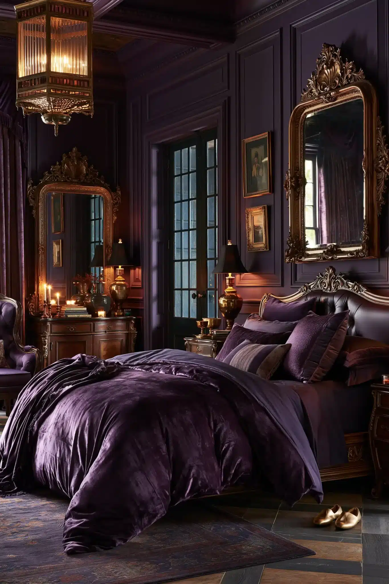 29 Purple Gothic Bedroom Ideas That Lean Into Deep Plum 27