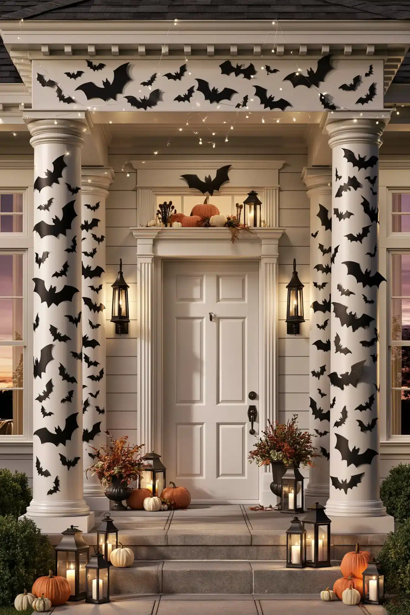 29 Halloween Porch Ideas That Look Good Before Dark 28