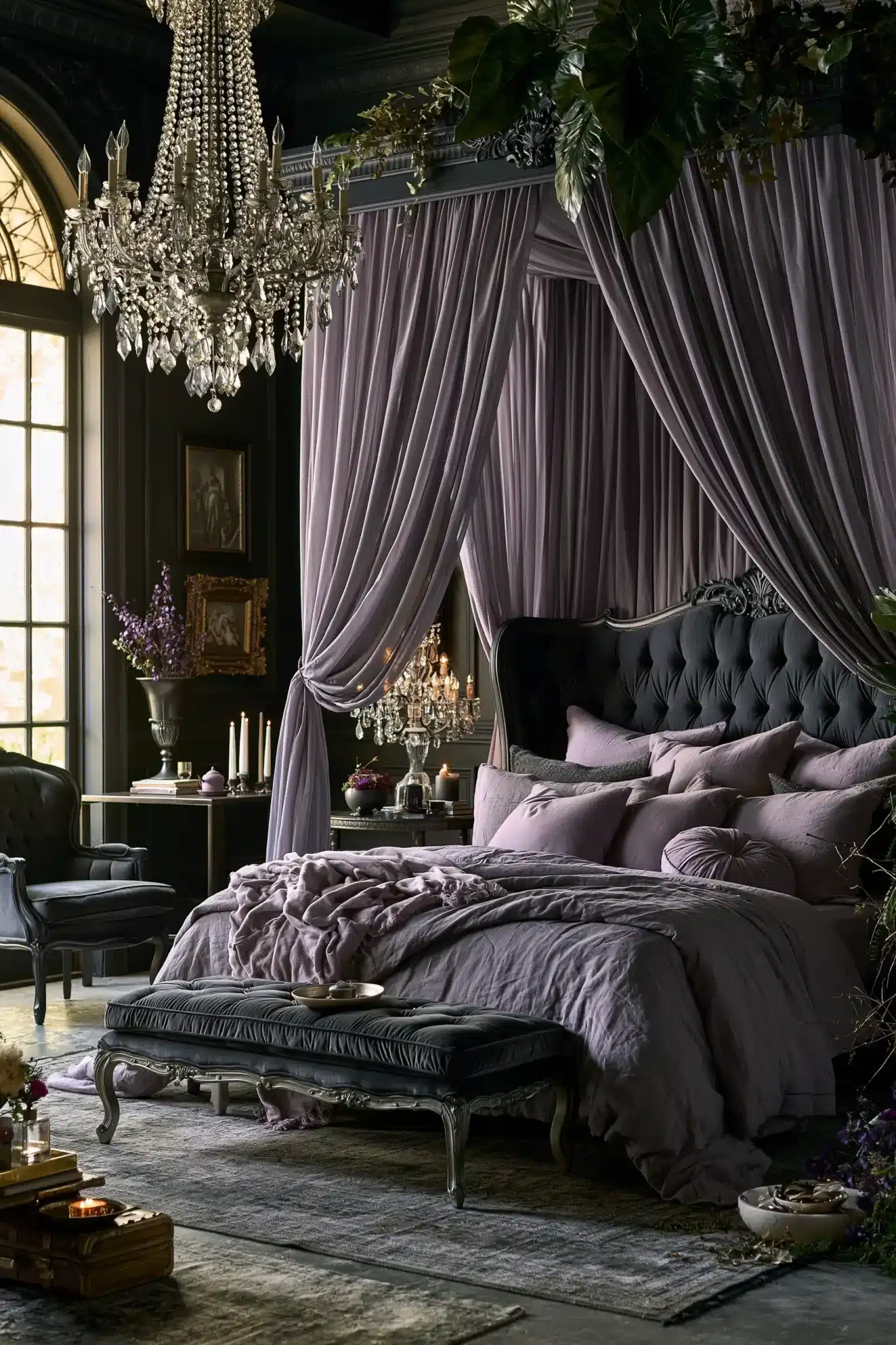 29 Gothic Bedroom Ideas That Lean Into the Dark Without Feeling Cold 28 Gothic Bedroom