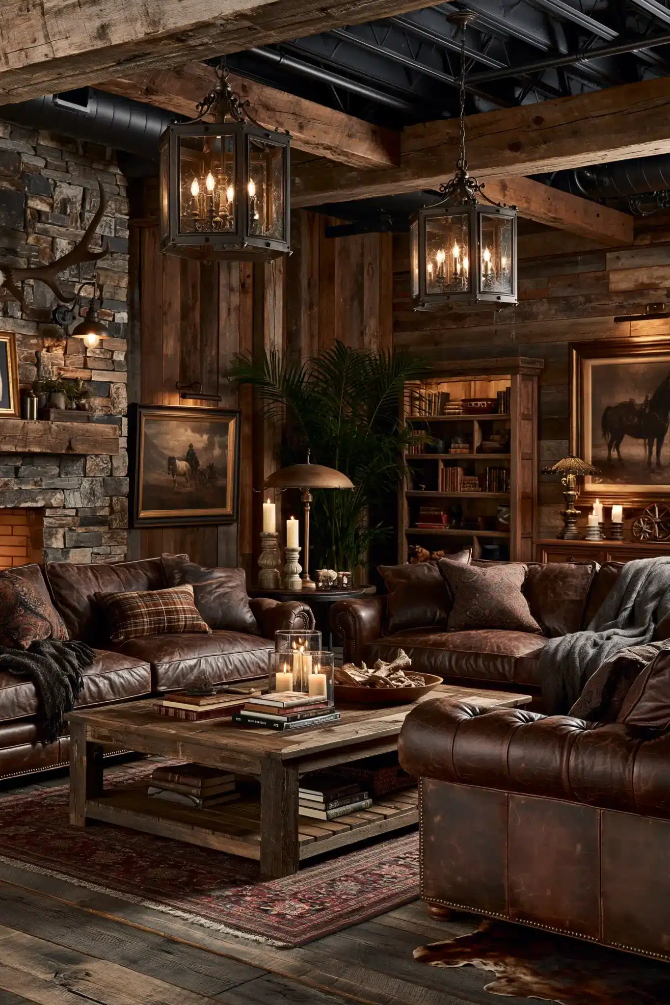 29 Western Gothic Decor Ideas That Mix Leather and Iron 28