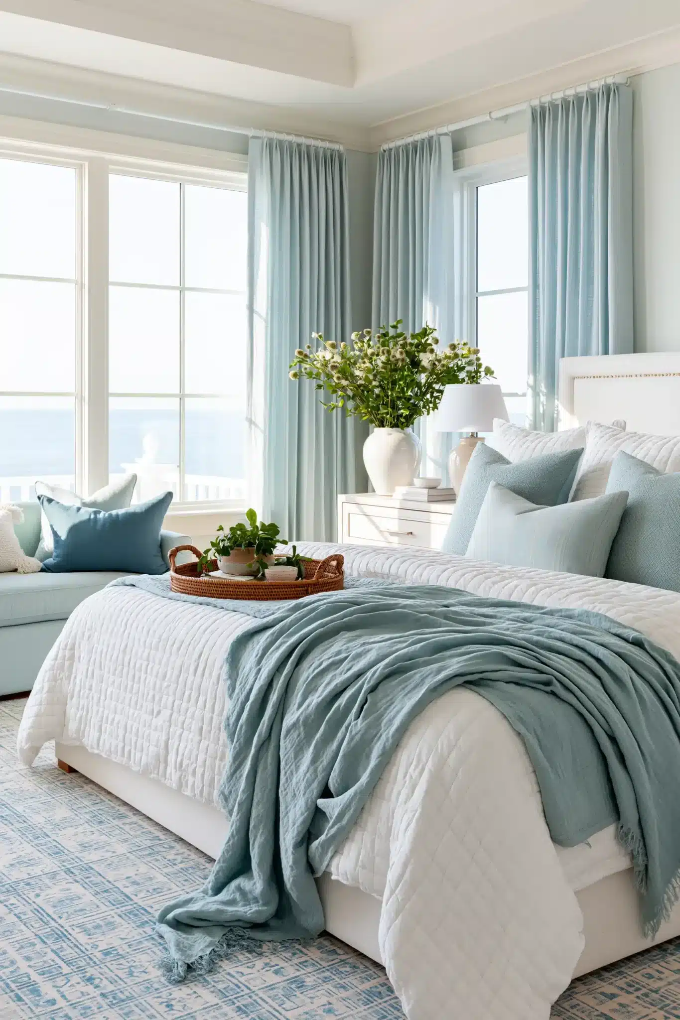 29 Light Blue and White Bedroom Ideas That Breathe 29