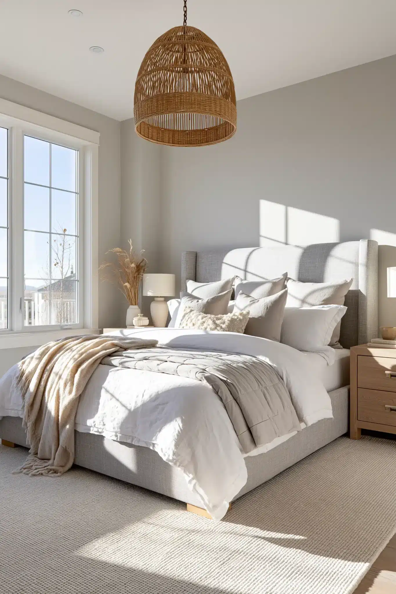 29 Grey and White Bedroom Ideas That Never Feel Flat 29