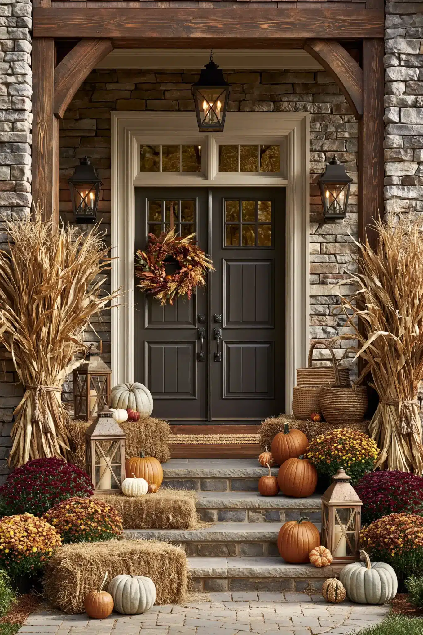 29 Halloween Porch Ideas That Look Good Before Dark 3