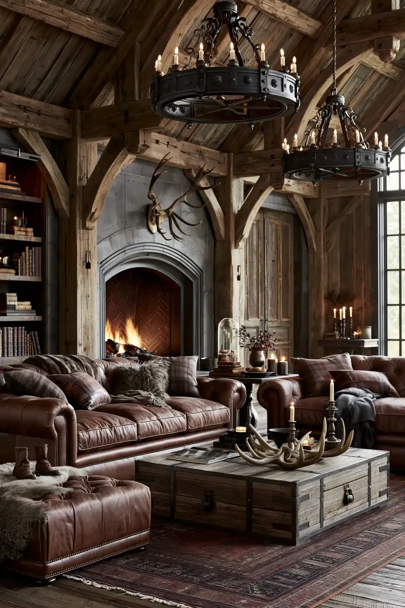 29 Western Gothic Decor Ideas That Mix Leather and Iron 3