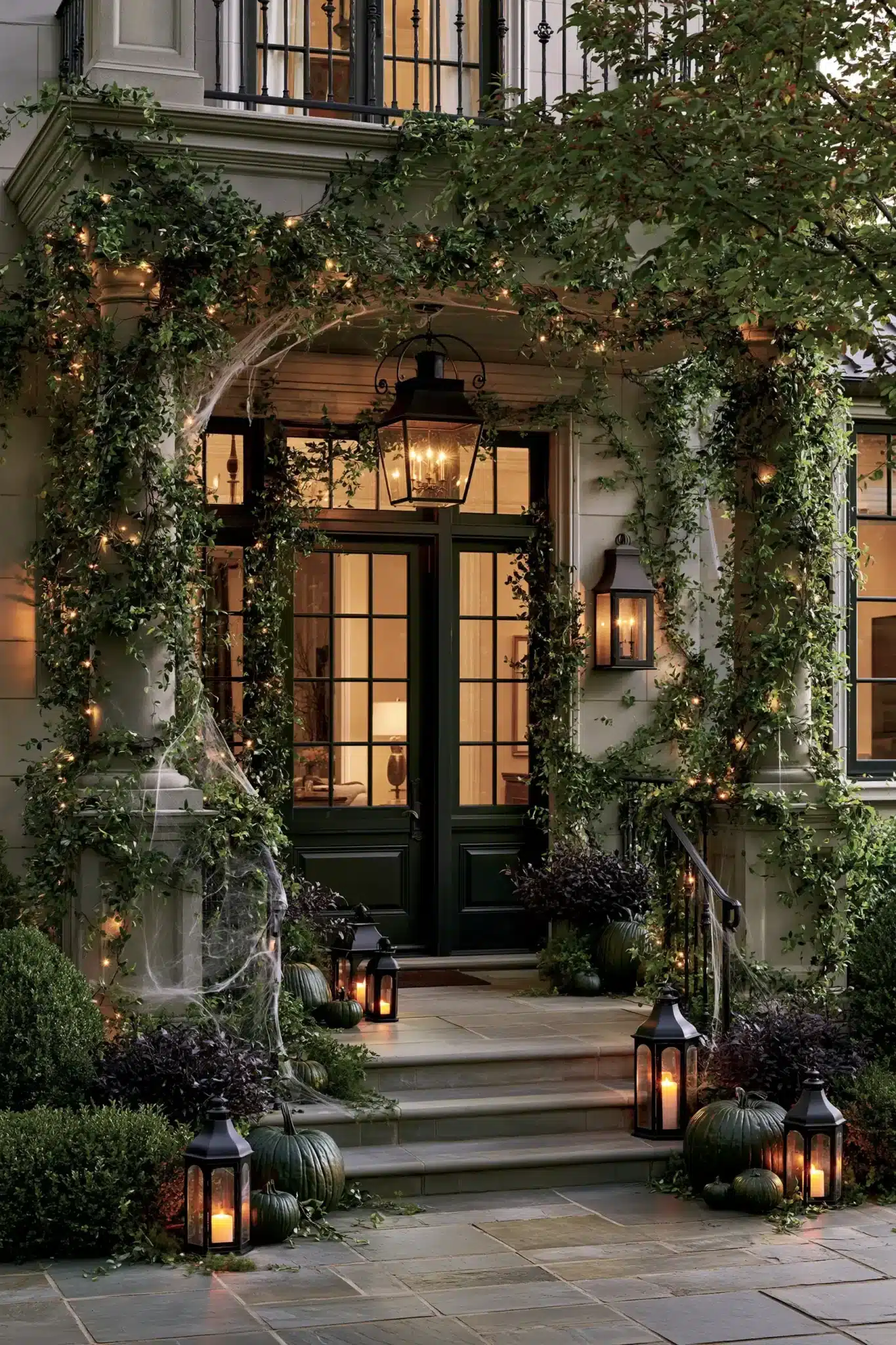29 Halloween Porch Ideas That Look Good Before Dark 4