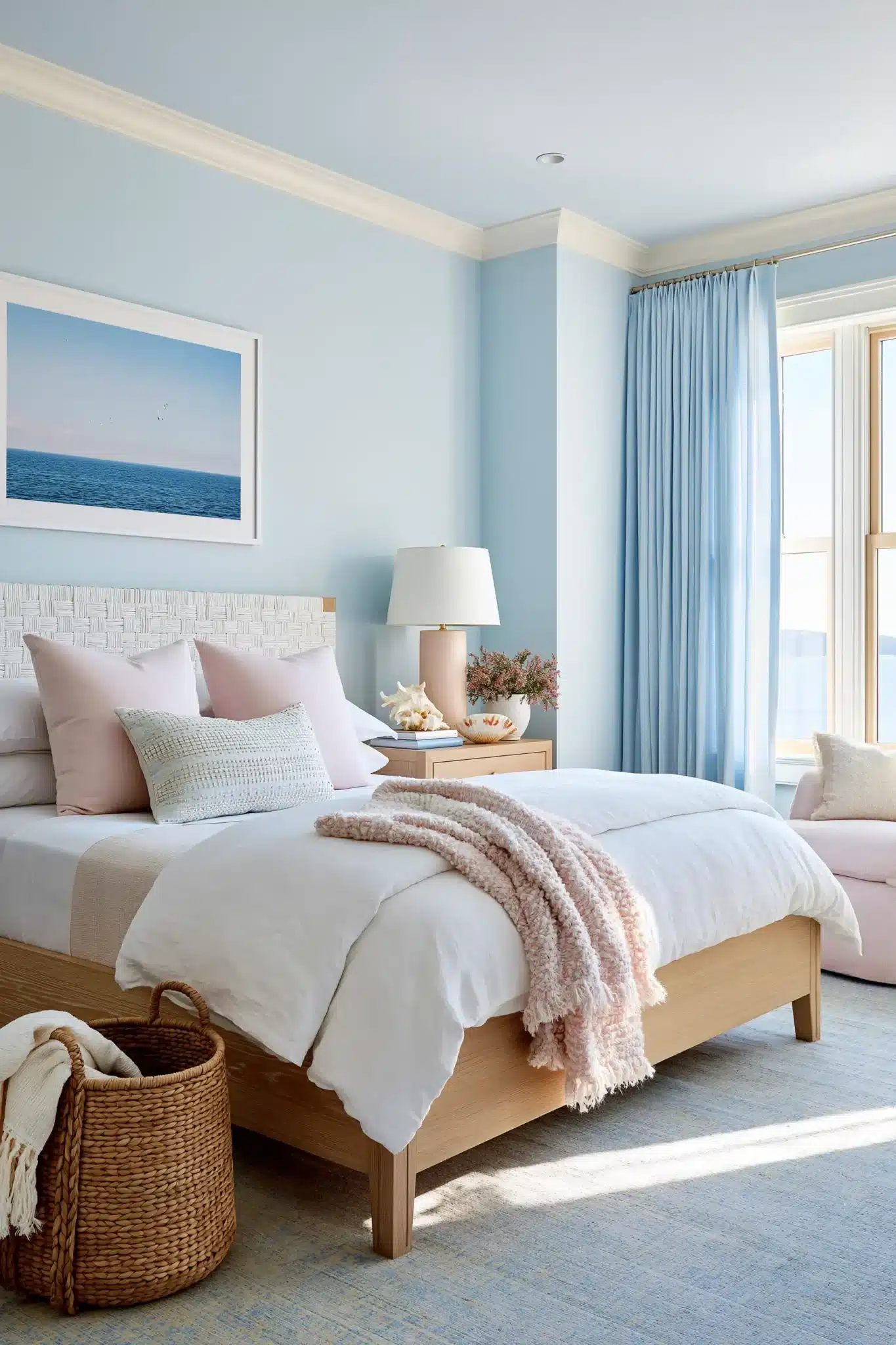 29 Light Blue and Pink Bedroom Ideas That Stay Grown-Up 4