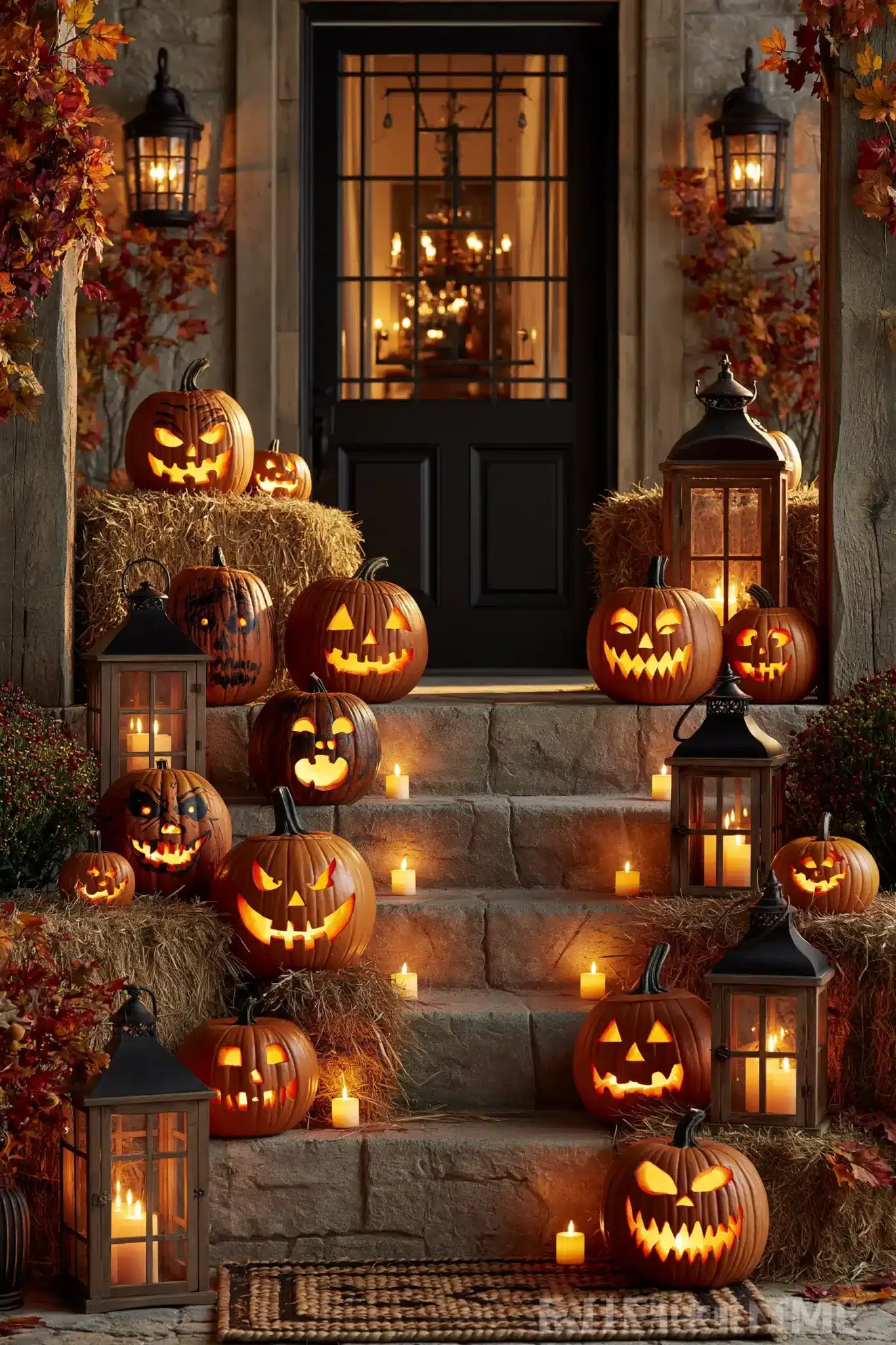 29 Halloween Porch Ideas That Look Good Before Dark 5