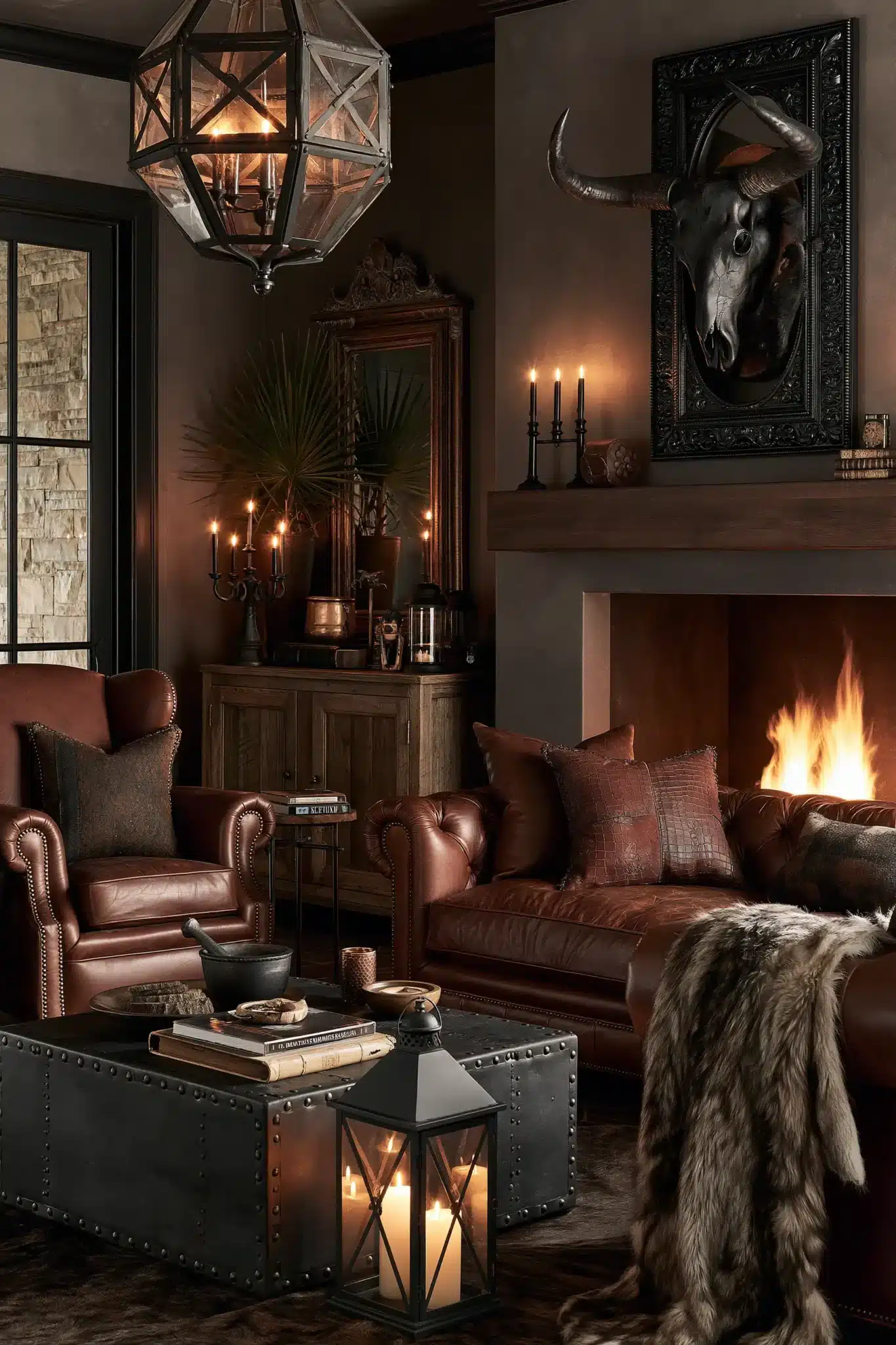 29 Western Gothic Decor Ideas That Mix Leather and Iron 5