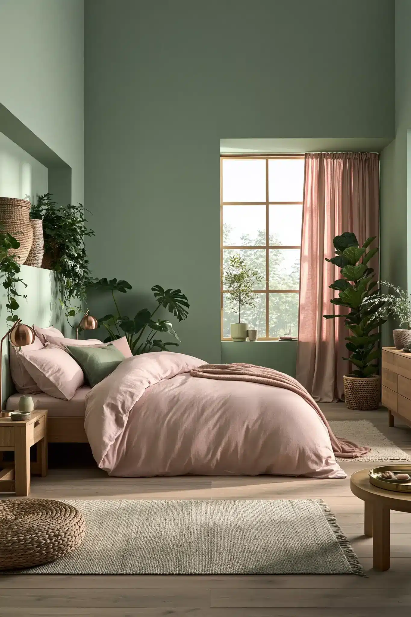 29 Sage Green and Blush Bedroom Ideas That Feel Quiet 5