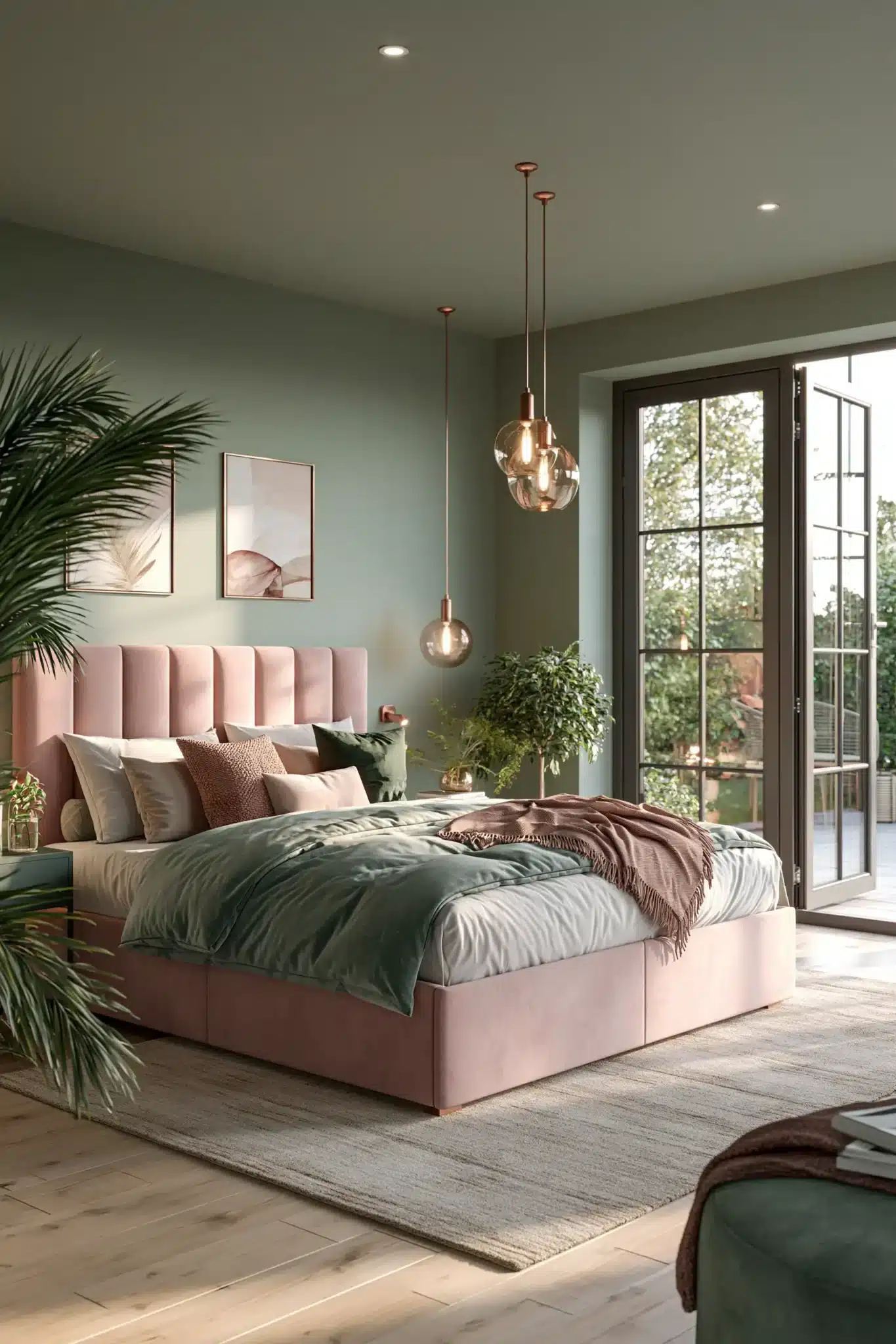 29 Sage Green and Blush Bedroom Ideas That Feel Quiet 6