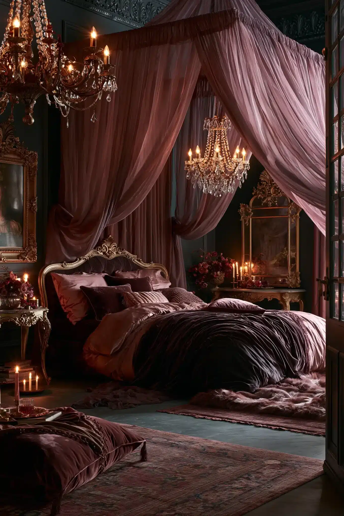 29 Gothic Bedroom Ideas That Lean Into the Dark Without Feeling Cold 6 Gothic Bedroom