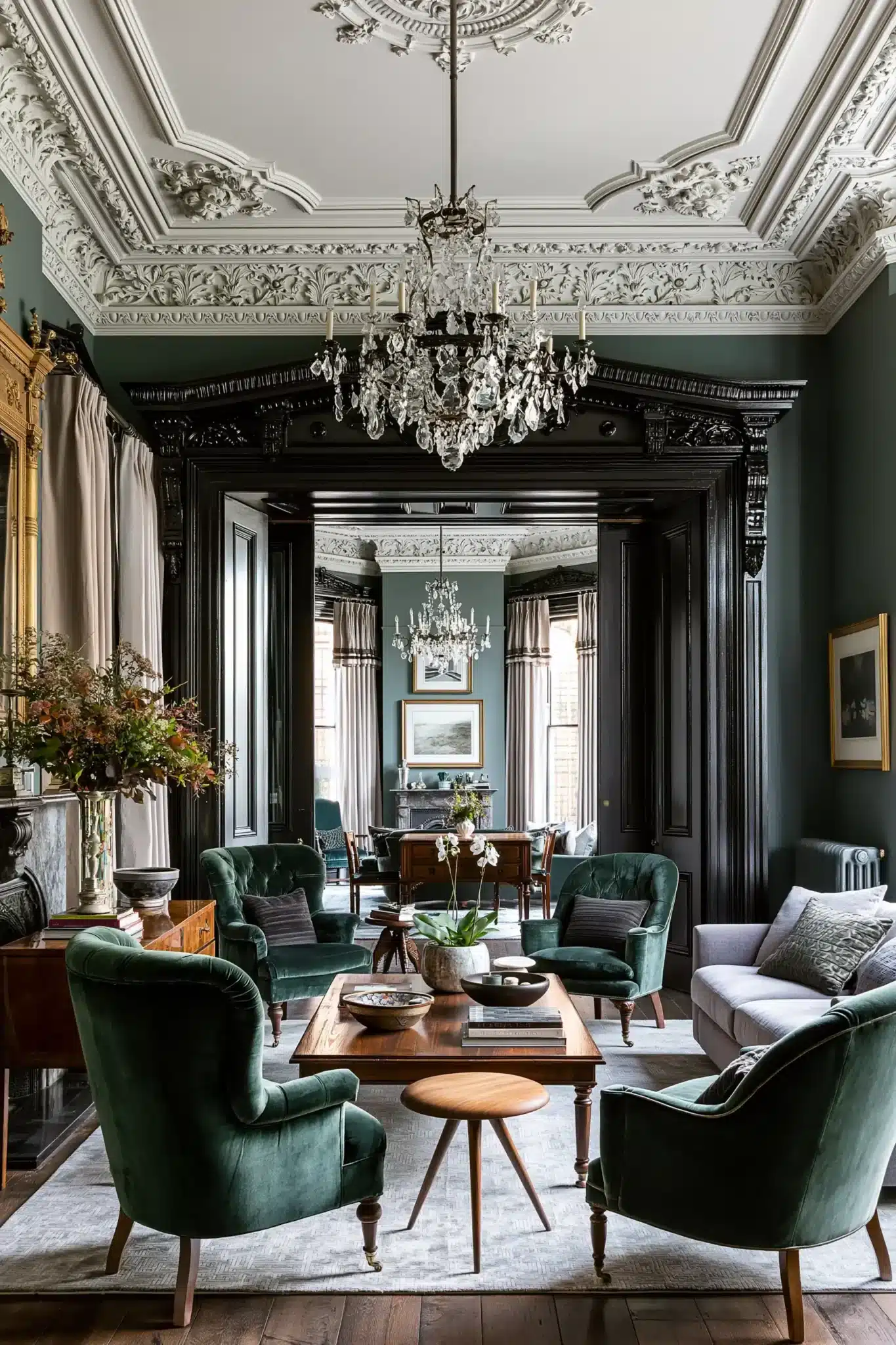 29 Gothic Living Room Ideas for a Space That Feels Lived-In 6