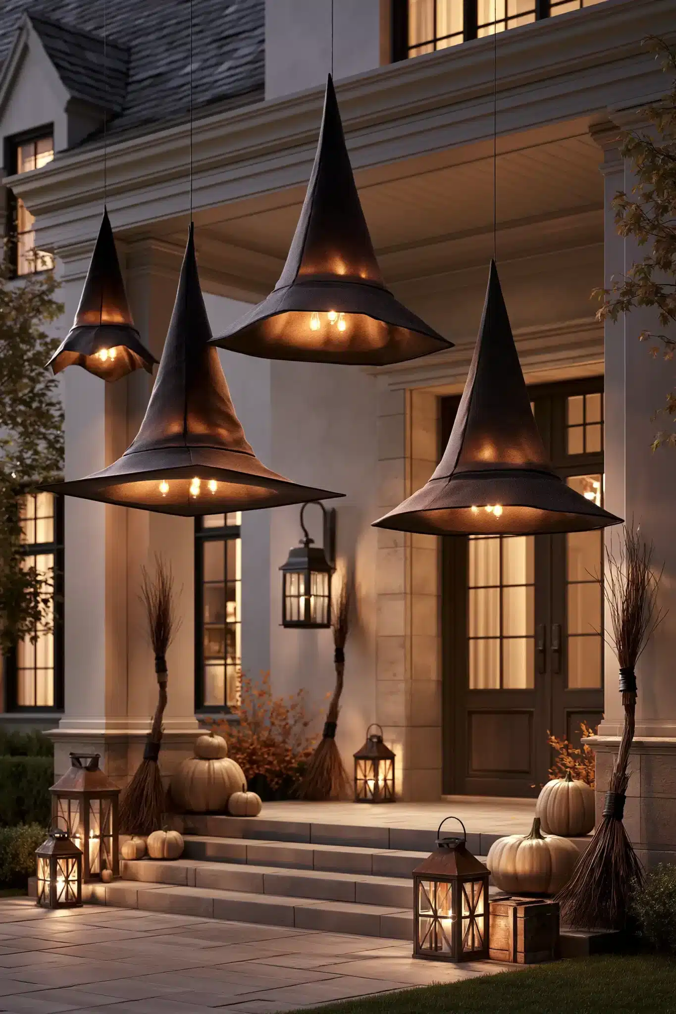 29 Halloween Porch Ideas That Look Good Before Dark 7