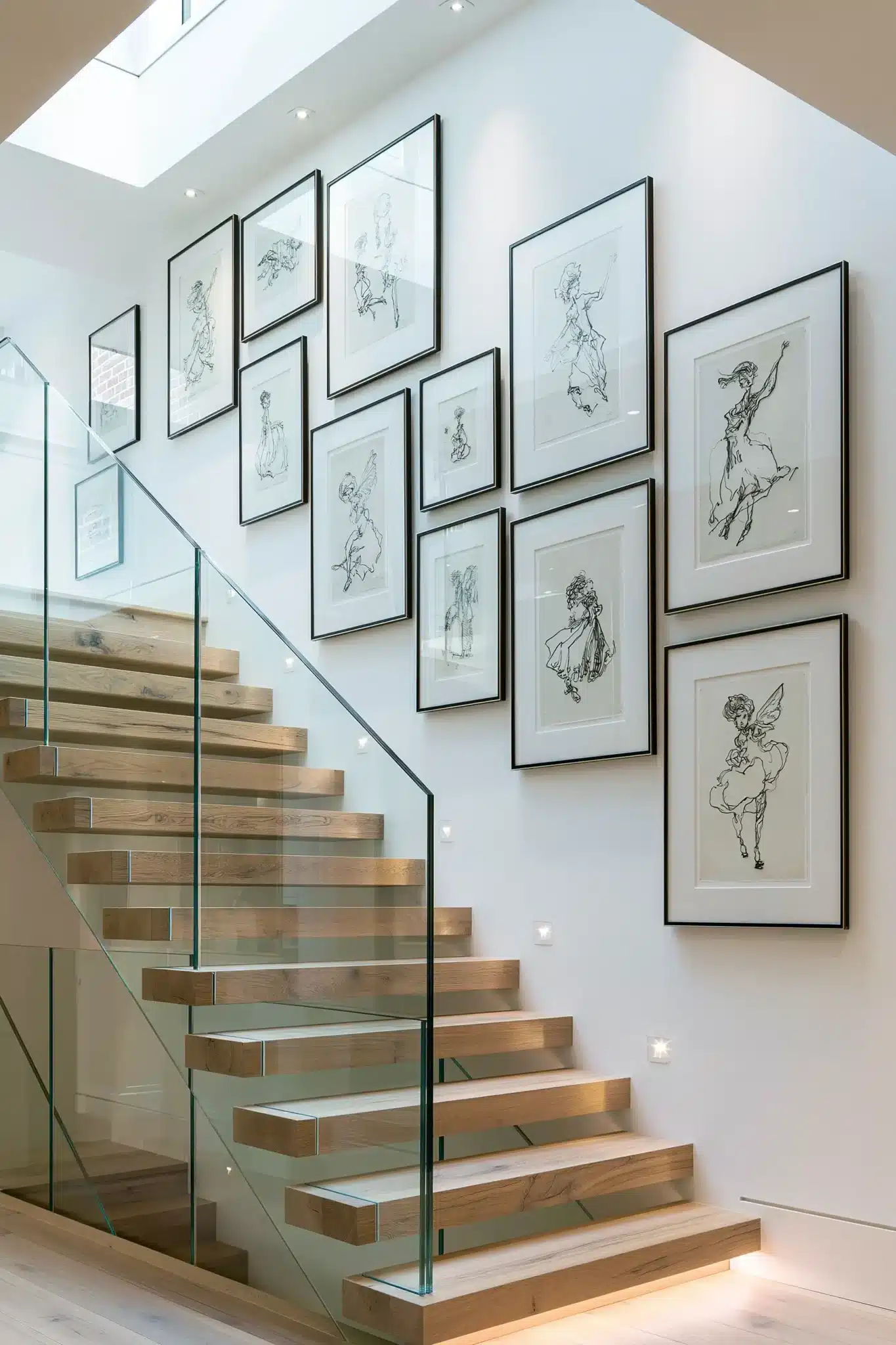 29 Staircase Wall Decor Ideas That Stop the Climb Feeling Bare 7
