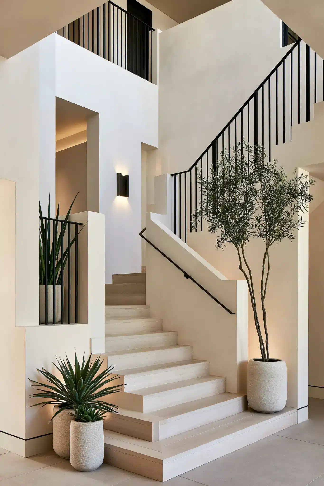 29 Indoor Staircase Garden Ideas for a Stairwell That Breathes 8