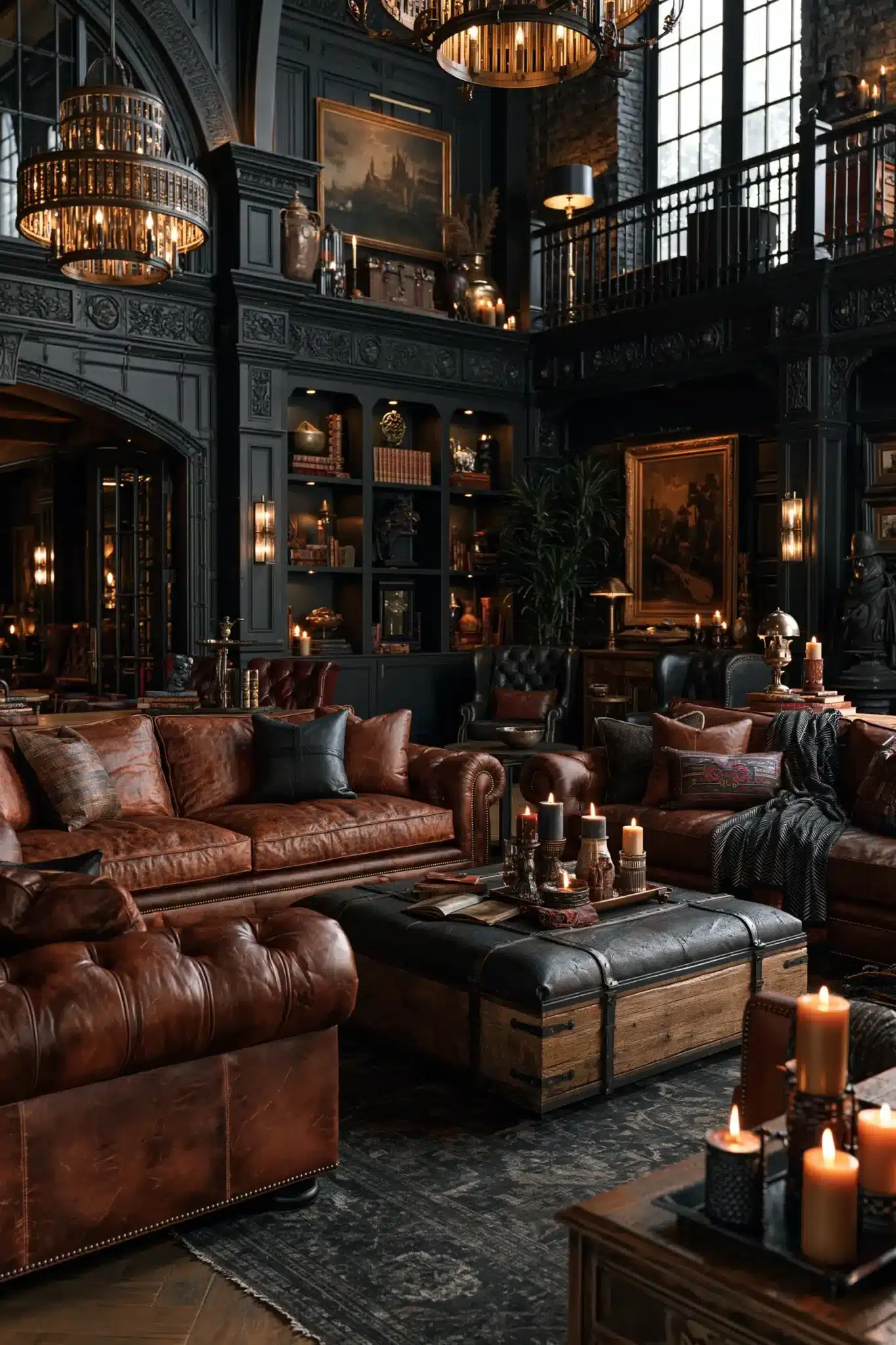 29 Western Gothic Decor Ideas That Mix Leather and Iron 8