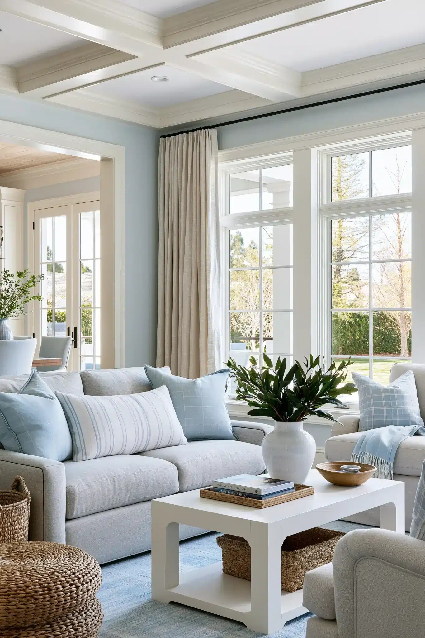 29 Light Blue and Grey Living Room Ideas That Stay Airy 9