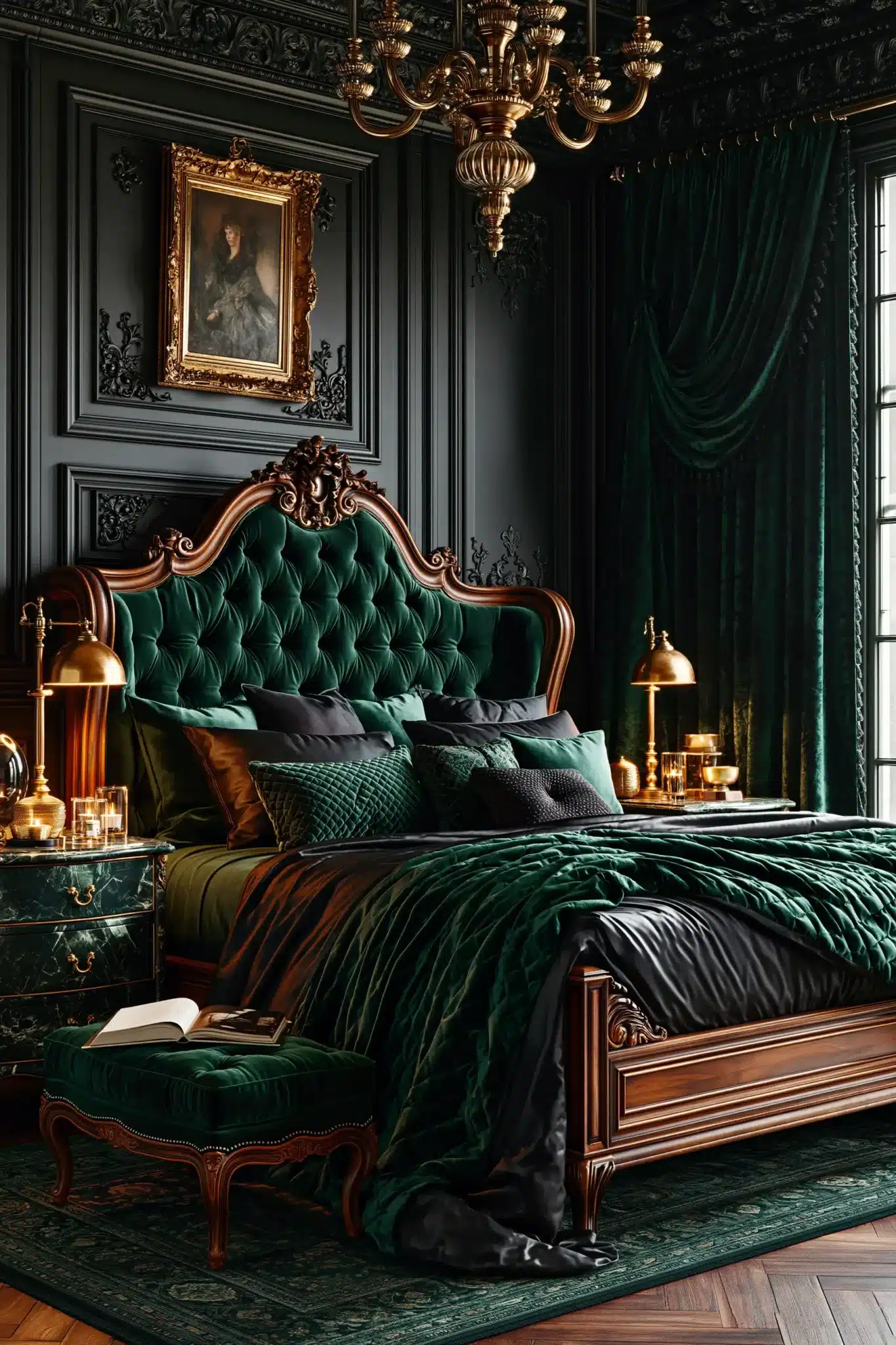 29 Gothic Bedroom Ideas That Lean Into the Dark Without Feeling Cold 9 Gothic Bedroom