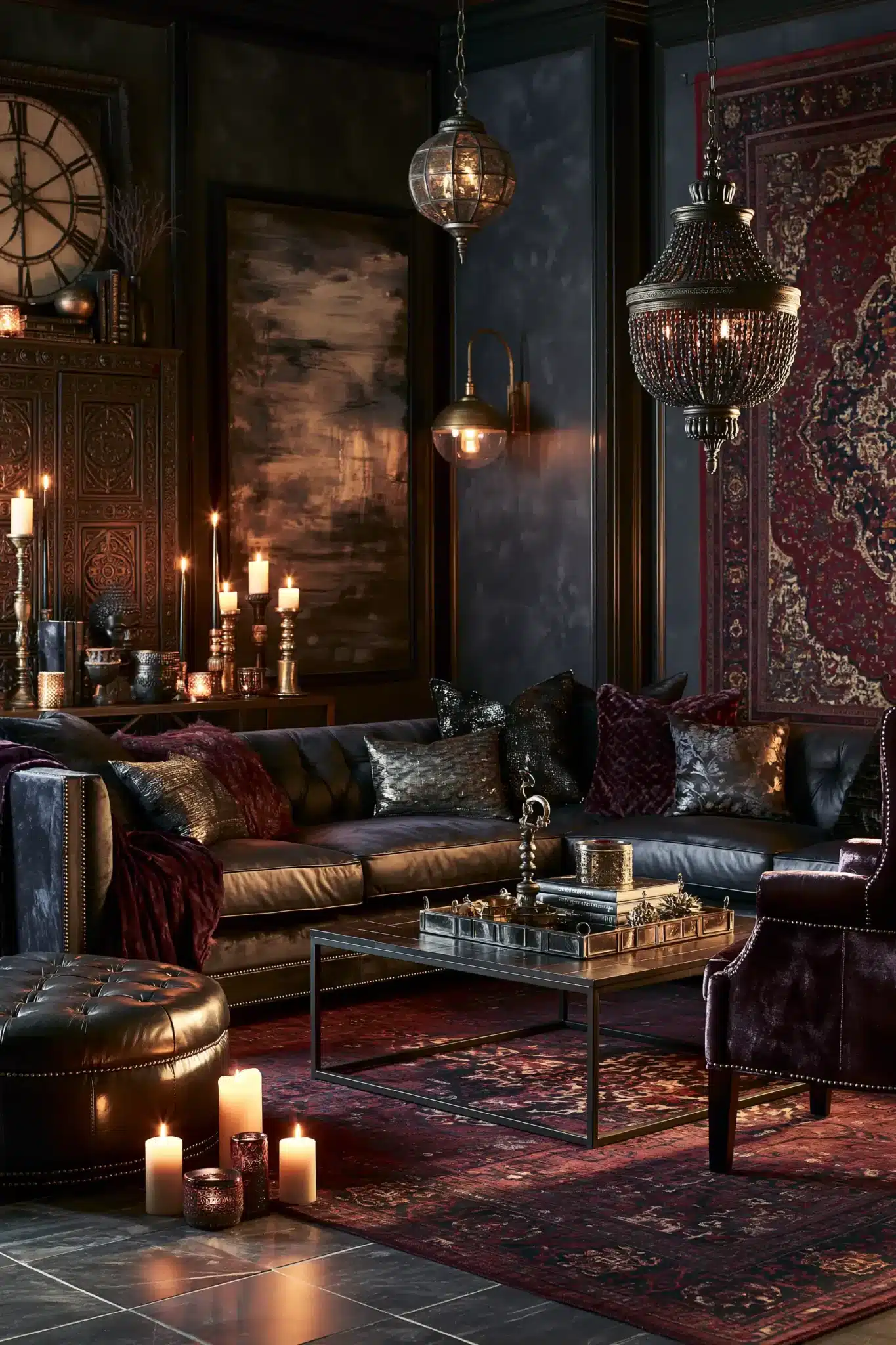 29 Gothic Living Room Ideas for a Space That Feels Lived-In 9