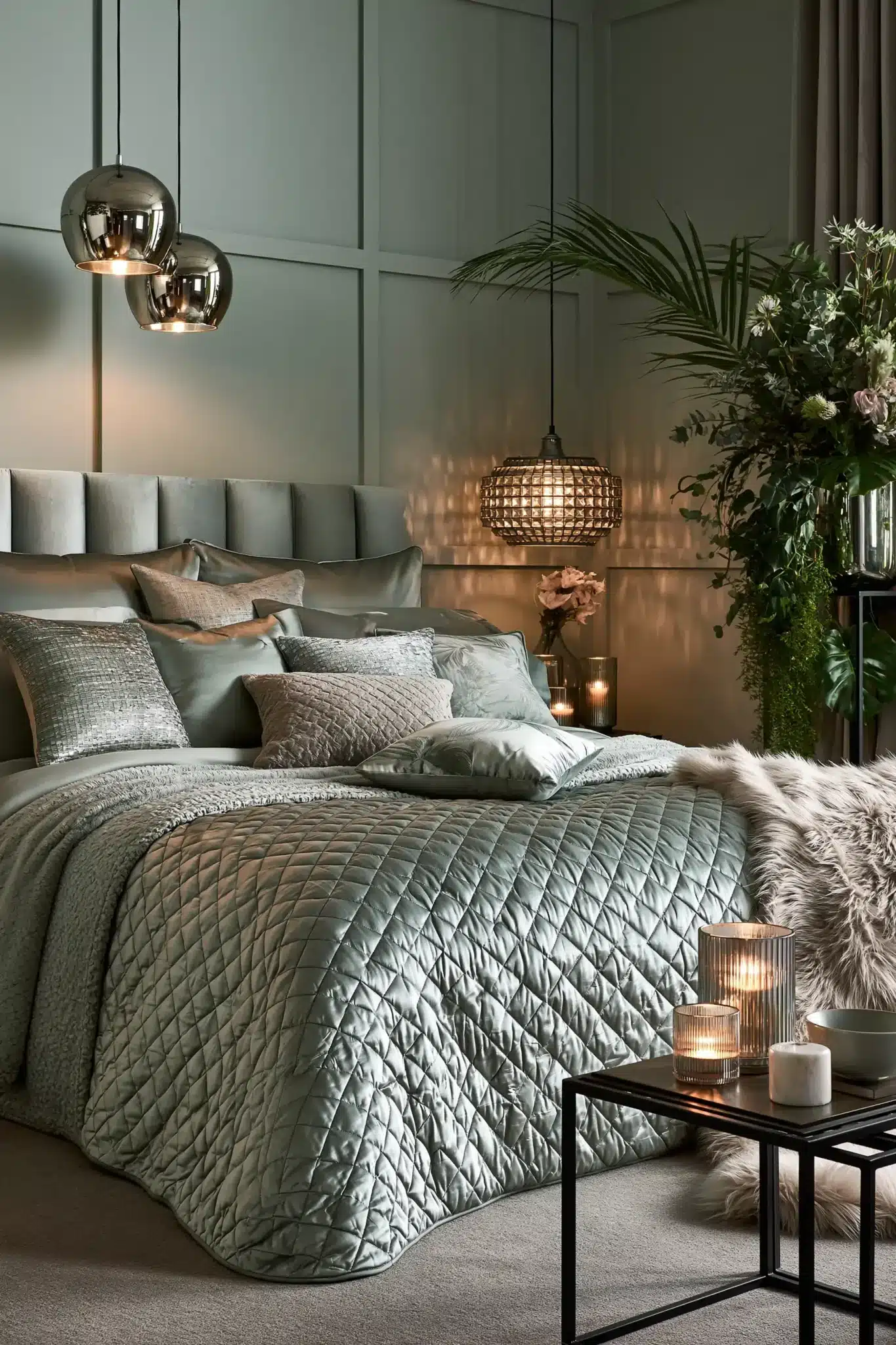 29 Sage Green and Grey Bedroom Ideas That Read Calm 9