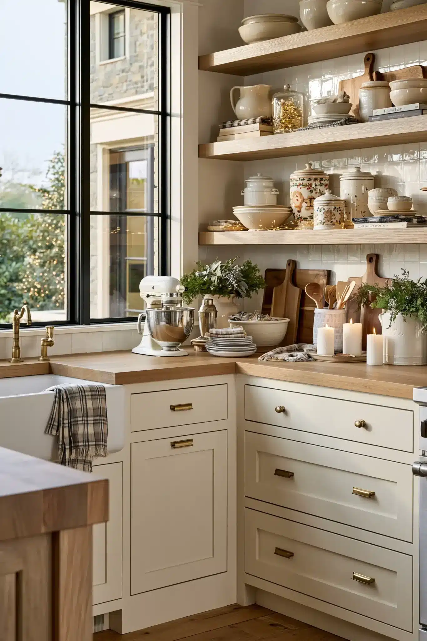 29 Christmas Kitchen Decor Ideas for a Room You Actually Cook In 1 christmas kitchen decor