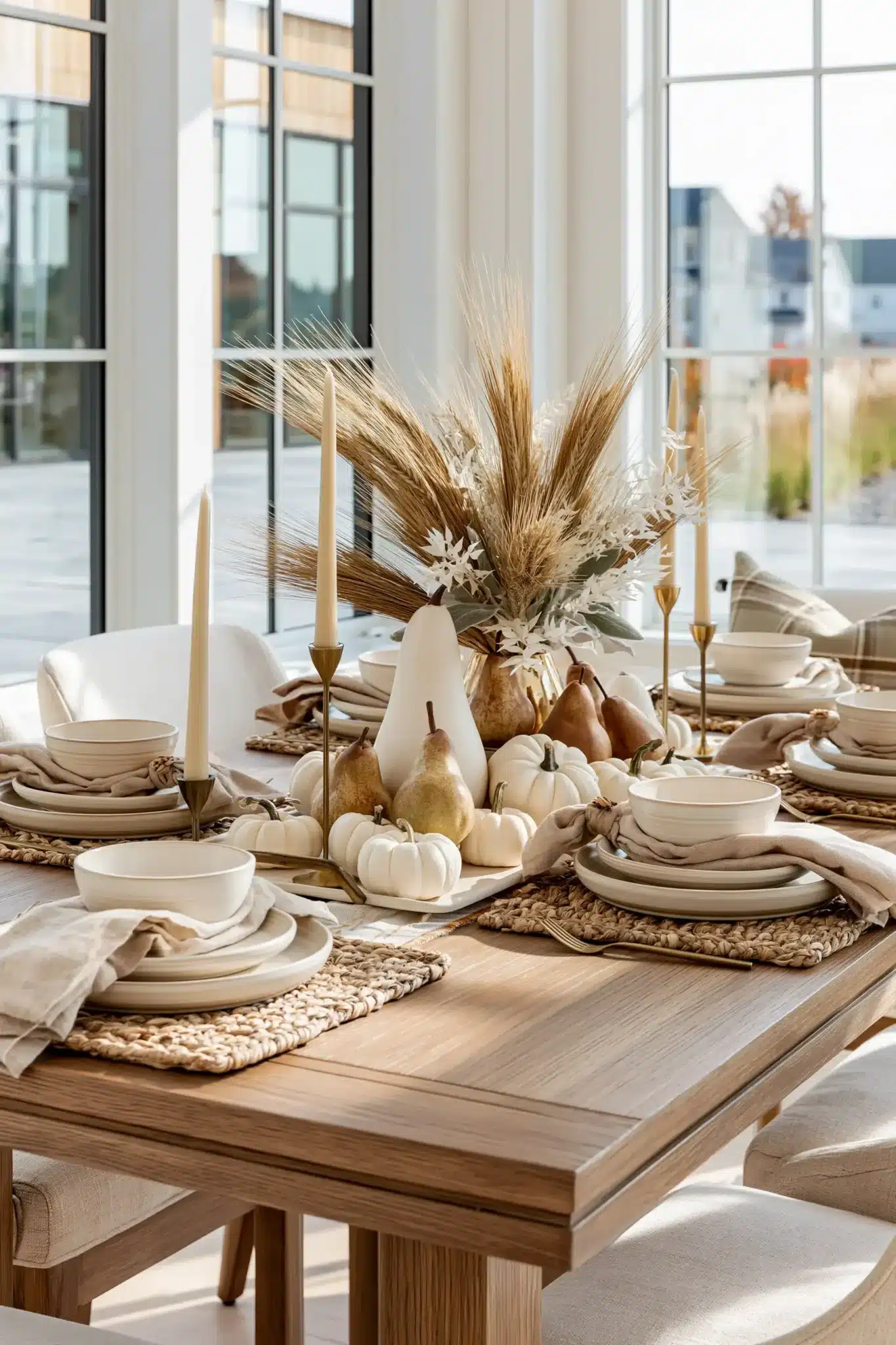 29 Thanksgiving Table Decor Ideas for a Centerpiece That Leaves Room for Plates 1 thanksgiving table decor ideas