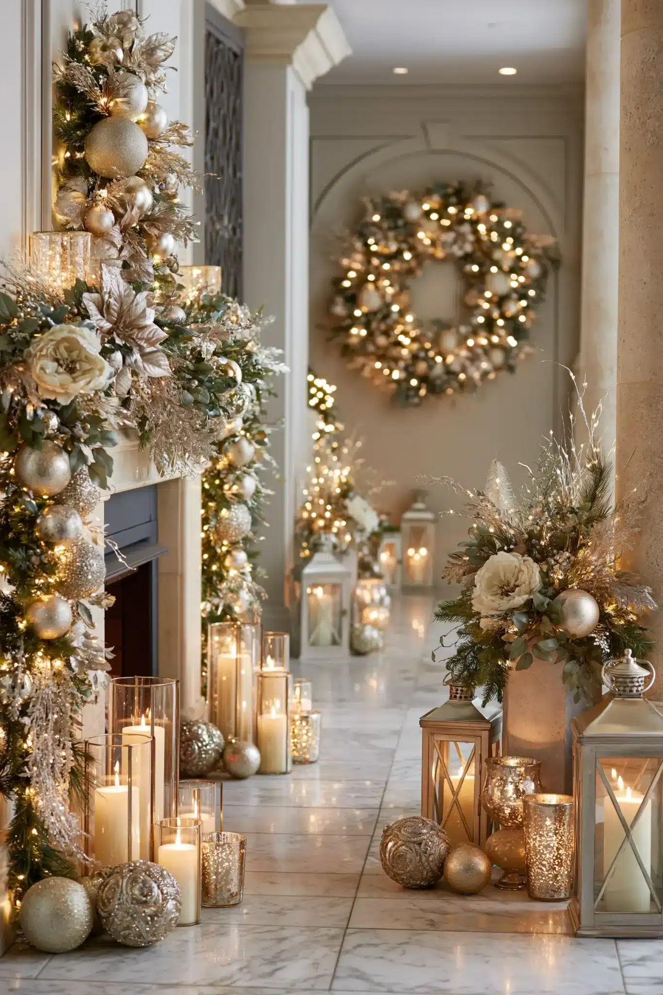 29 Hallway Christmas Decor Ideas for a Path That Feels Festive 10 hallway christmas decor