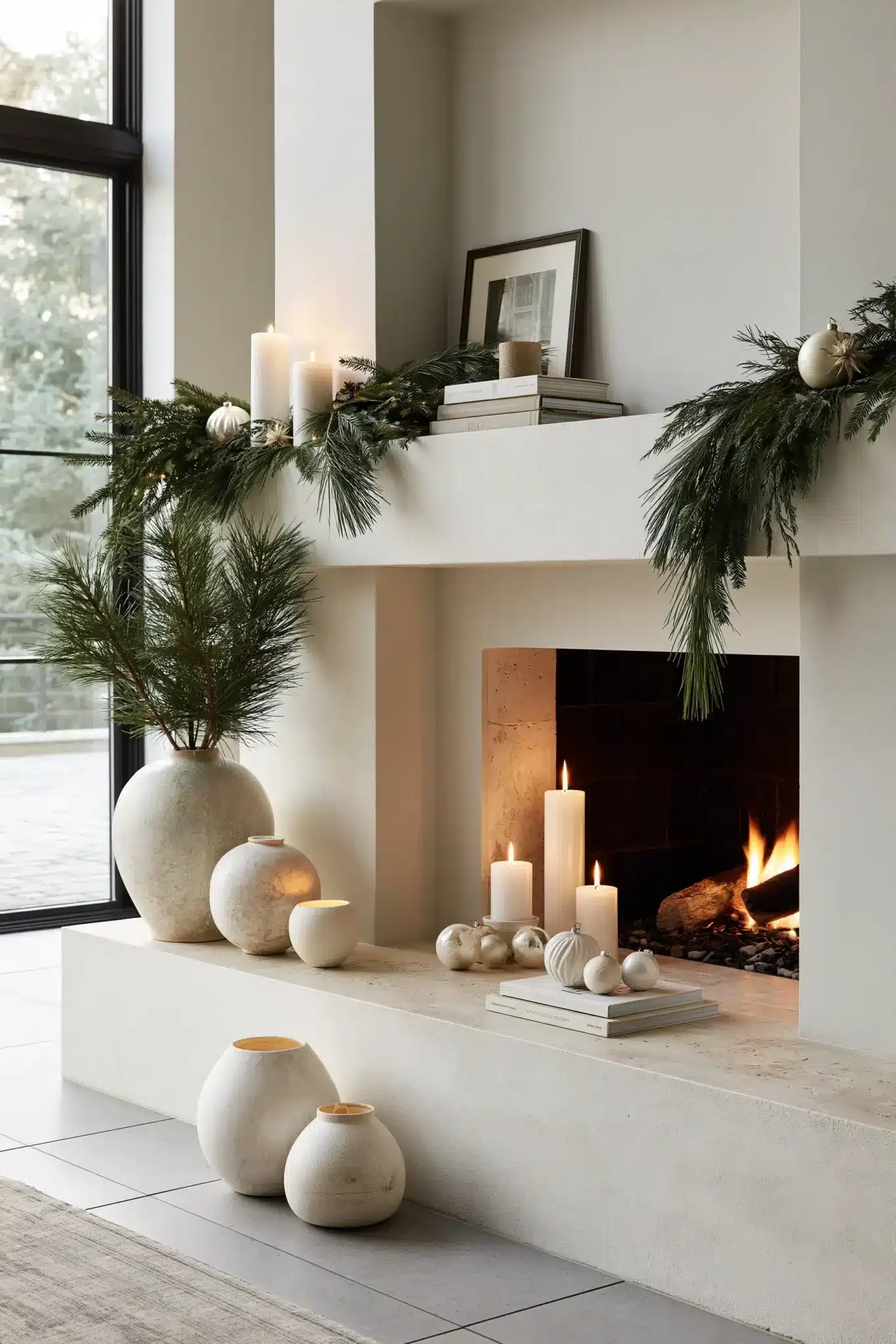 29 Christmas Mantle Decor Ideas for a Hearth That Does Not Compete With the Tree 10 christmas mantle decor