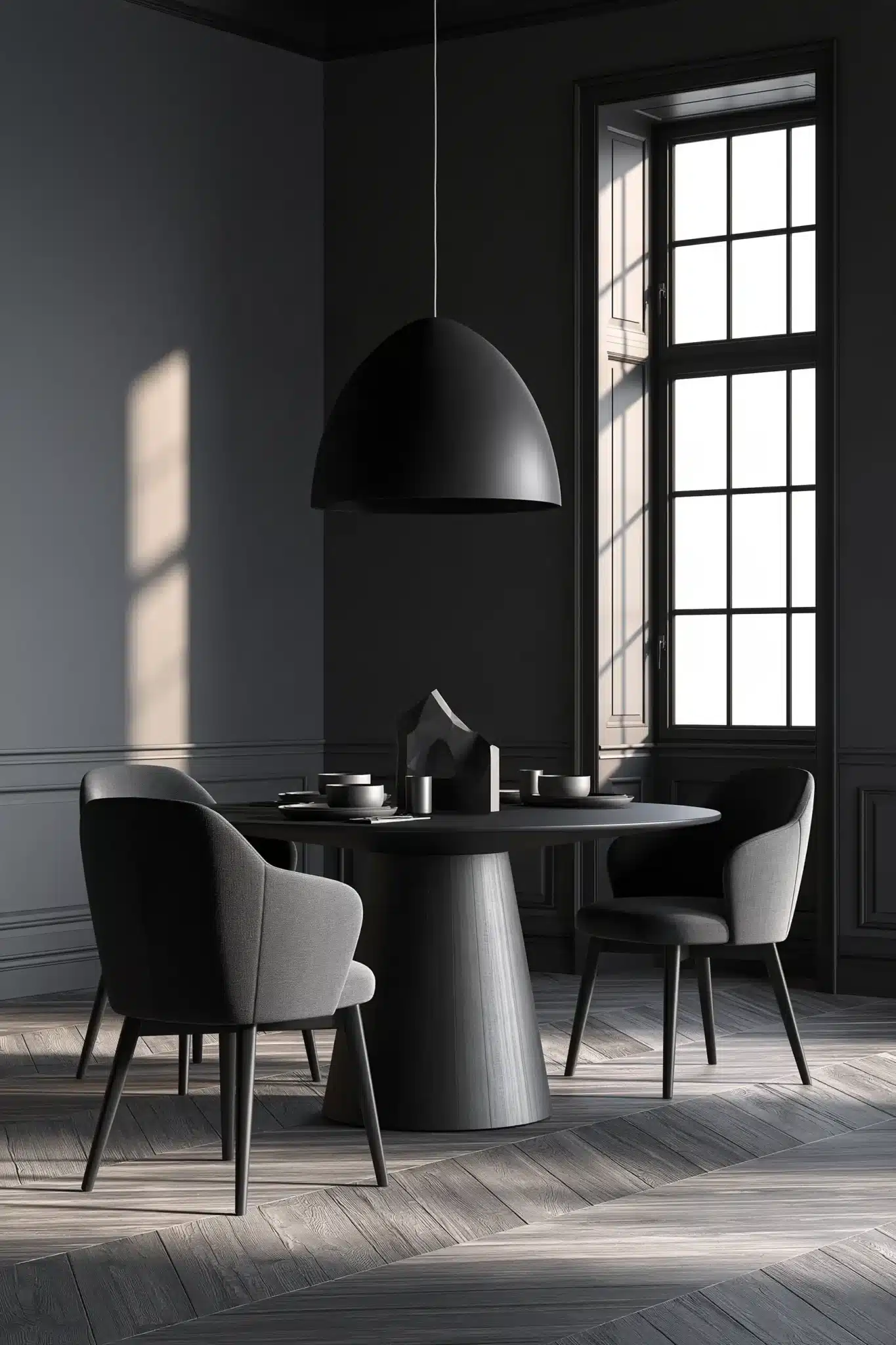 29 Modern Dining Room Ideas for a Table That Stays Out of the Way 10 modern dining room