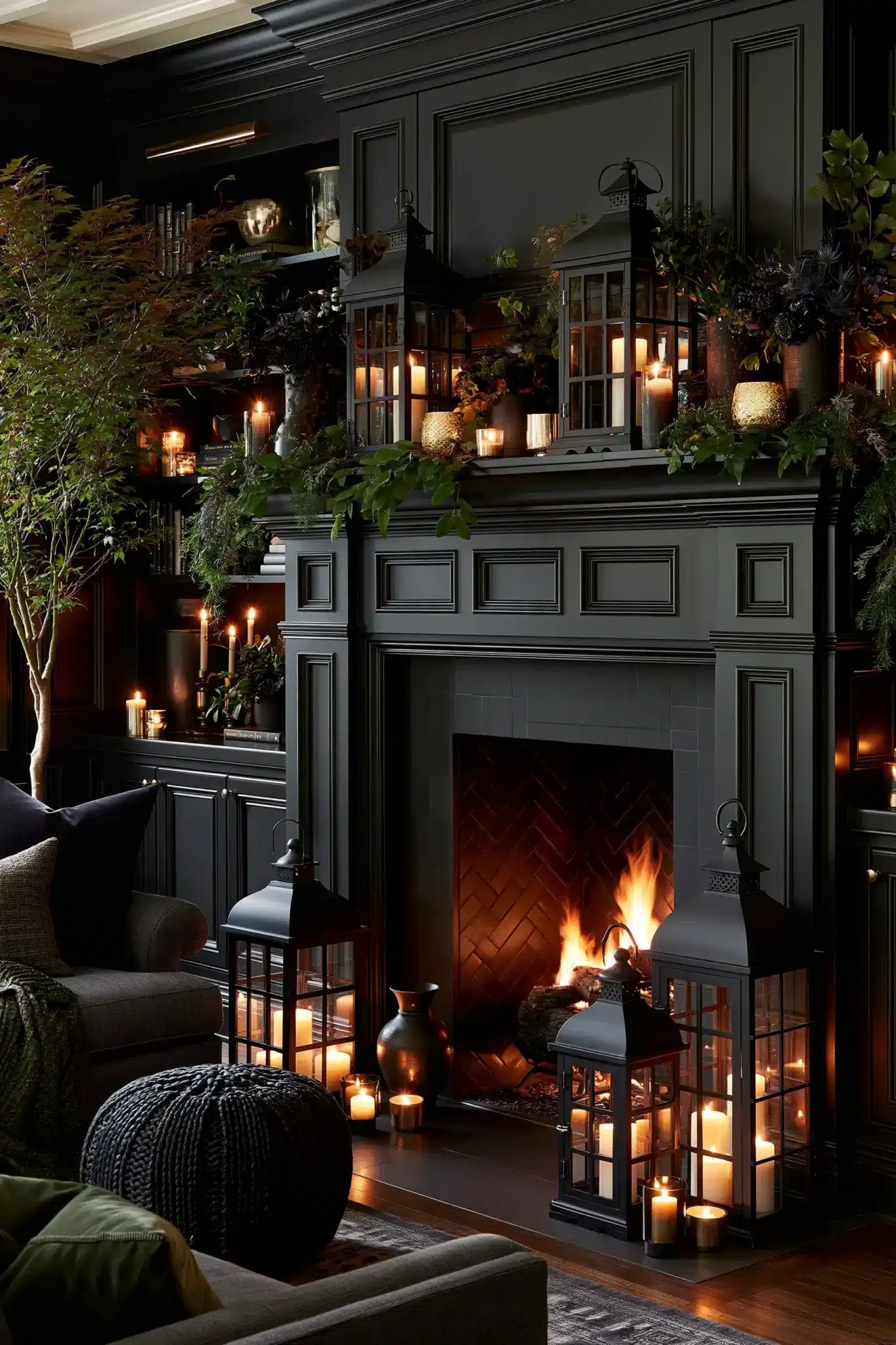 29 Thanksgiving Mantel Decor Ideas for a Hearth That Anchors the Room 11 thanksgiving mantel decor