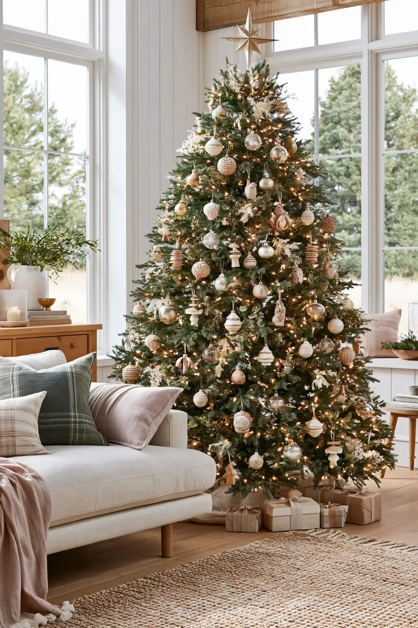 29 Christmas Tree Decor Ideas That Keep the Tree From Looking Busy 11 christmas tree decor ideas