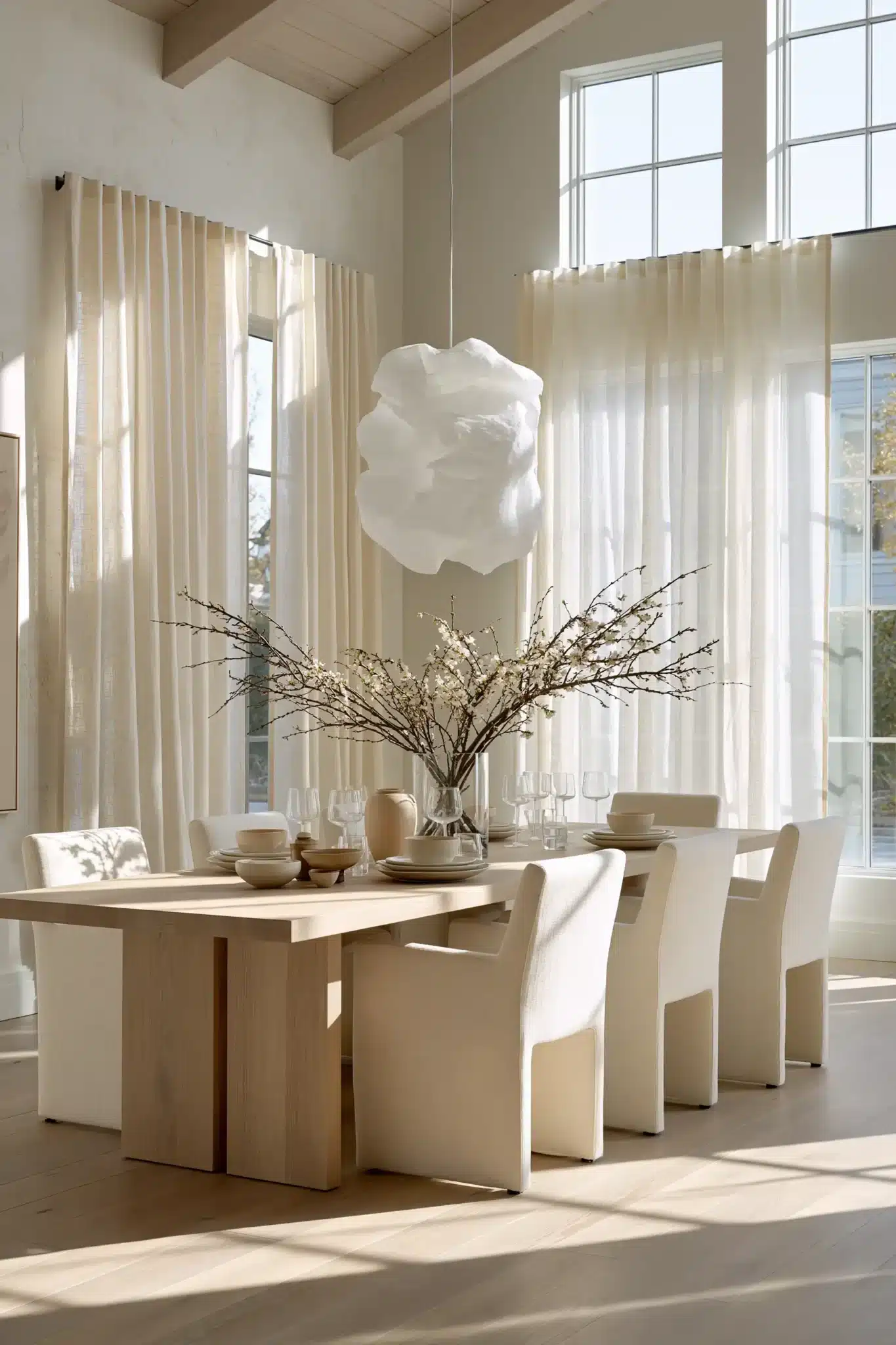 29 Modern Dining Room Ideas for a Table That Stays Out of the Way 11 modern dining room