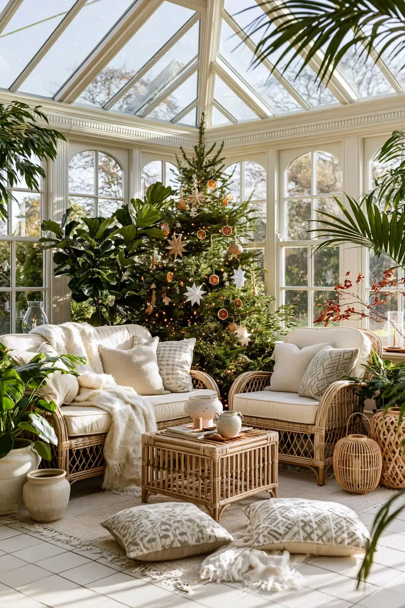 29 Boho Christmas Decor Ideas for a Tree That Feels Handmade 12 boho christmas decor
