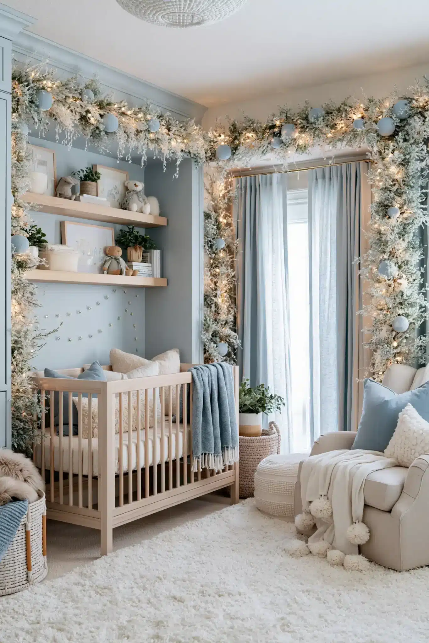 29 Blue Christmas Decor Ideas for a Tree That Breaks From Red and Green 12 blue christmas decor