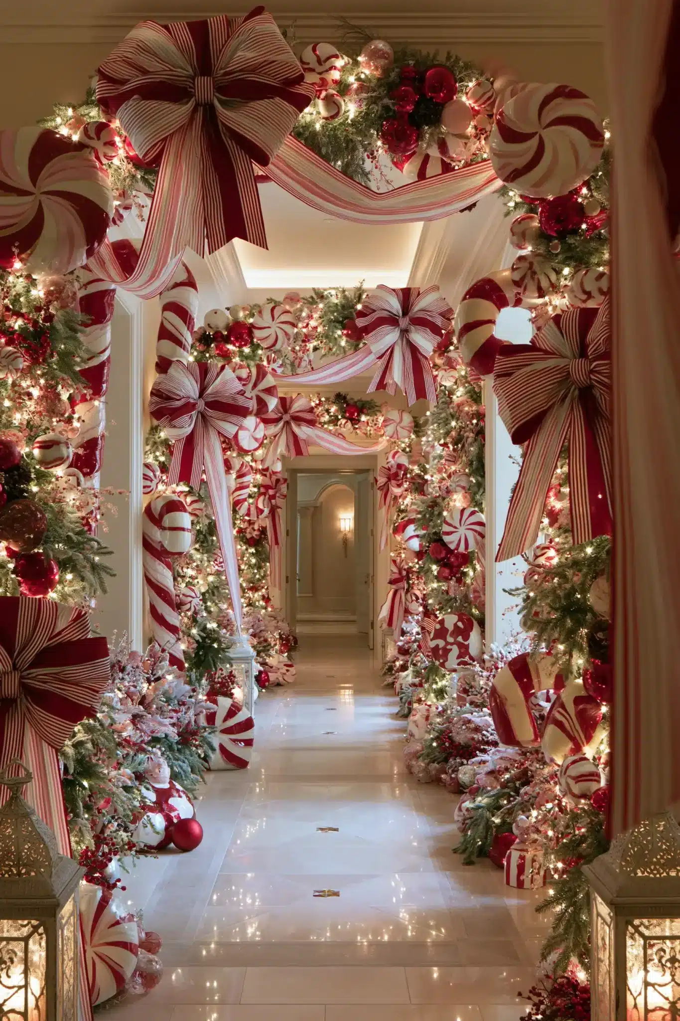 29 Hallway Christmas Decor Ideas for a Path That Feels Festive 12 hallway christmas decor