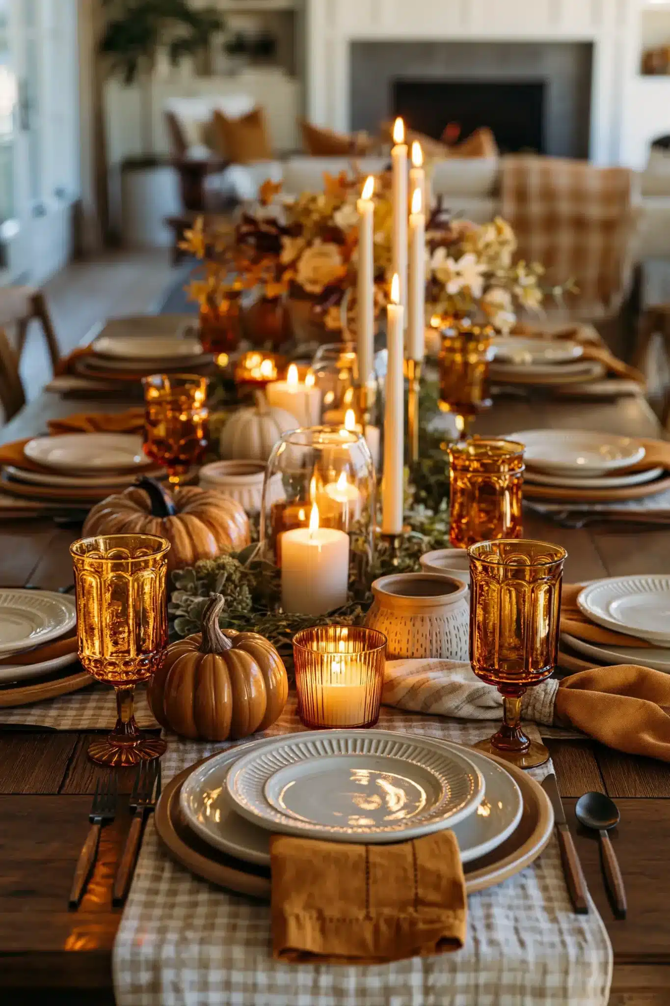 29 Simple Thanksgiving Table Decor Ideas for a Climb That Feels Calm 13 simple thanksgiving table decor