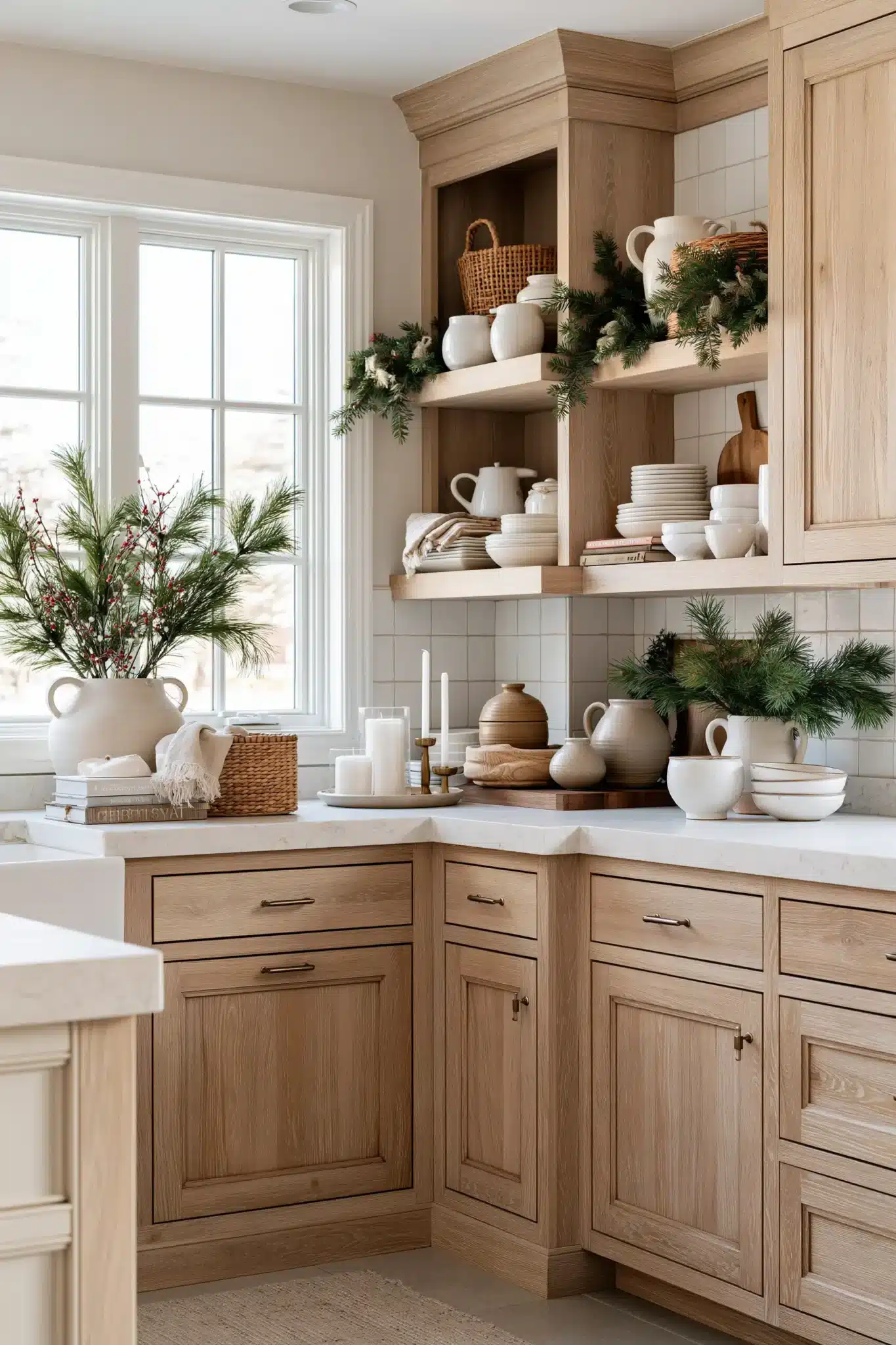 29 Christmas Kitchen Decor Ideas for a Room You Actually Cook In 13 christmas kitchen decor