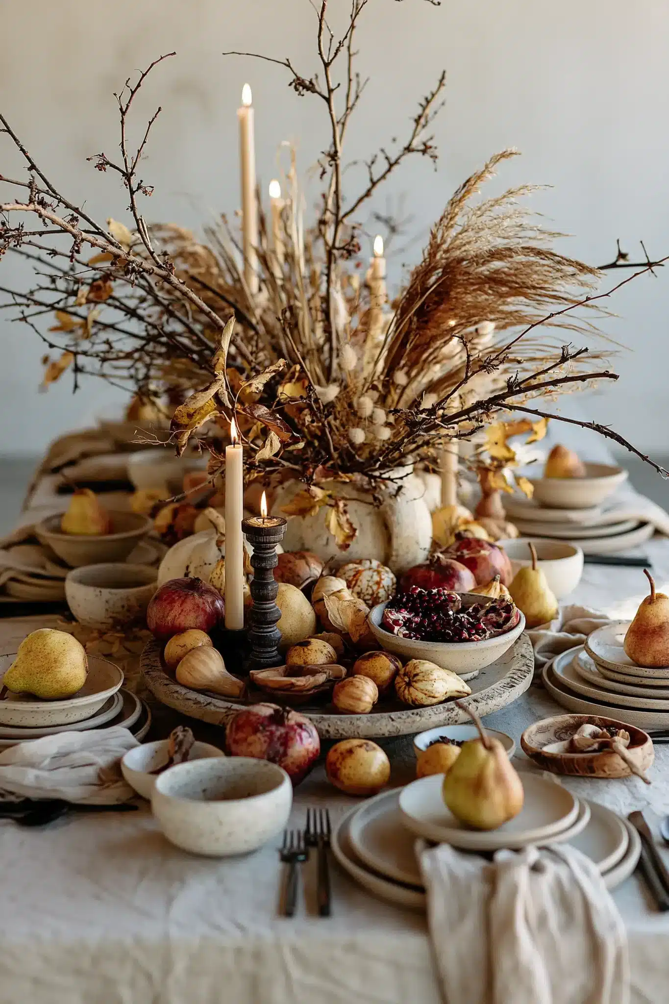 29 Thanksgiving Table Decor Ideas for a Centerpiece That Leaves Room for Plates 13 thanksgiving table decor ideas