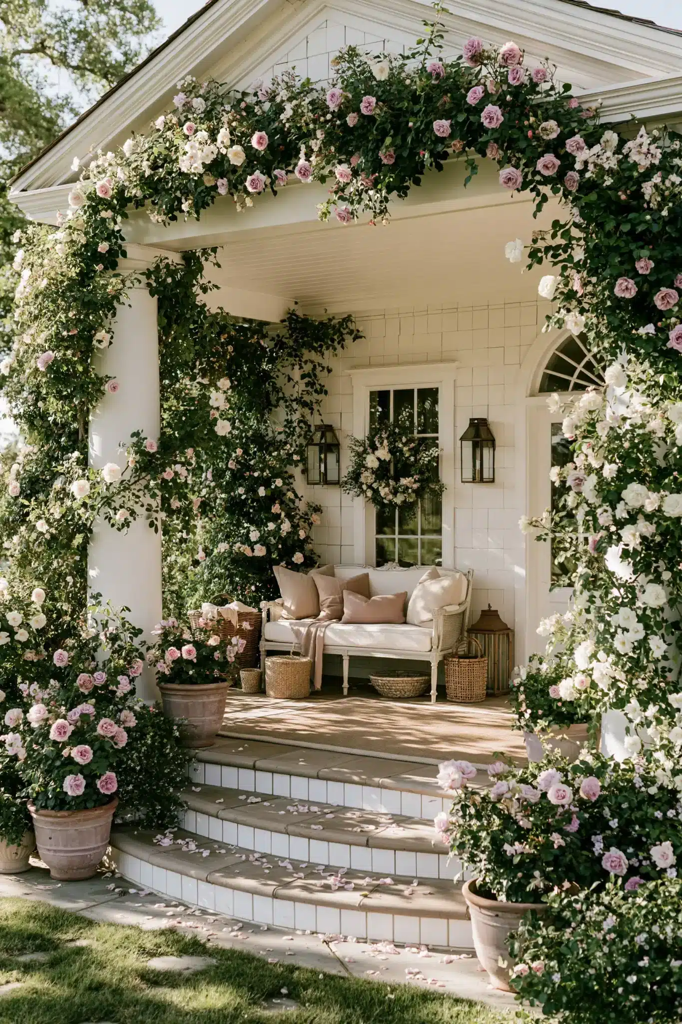 29 Spring Front Porch Decor Ideas for a Door That Says Welcome 13 spring front porch decor